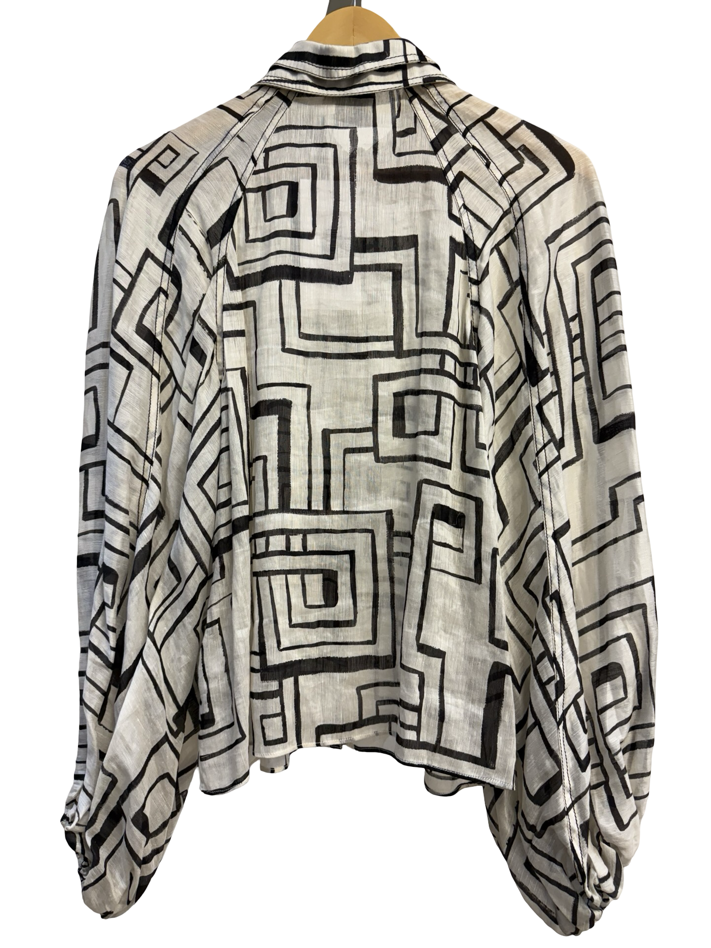 Aje Black/Cream Shirt 6