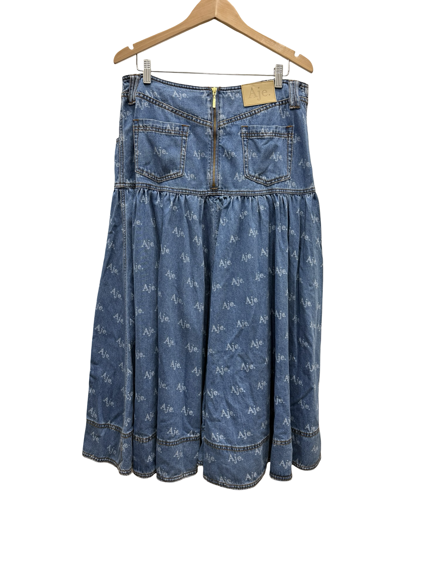 Aje Denim Maxi Skirt 16