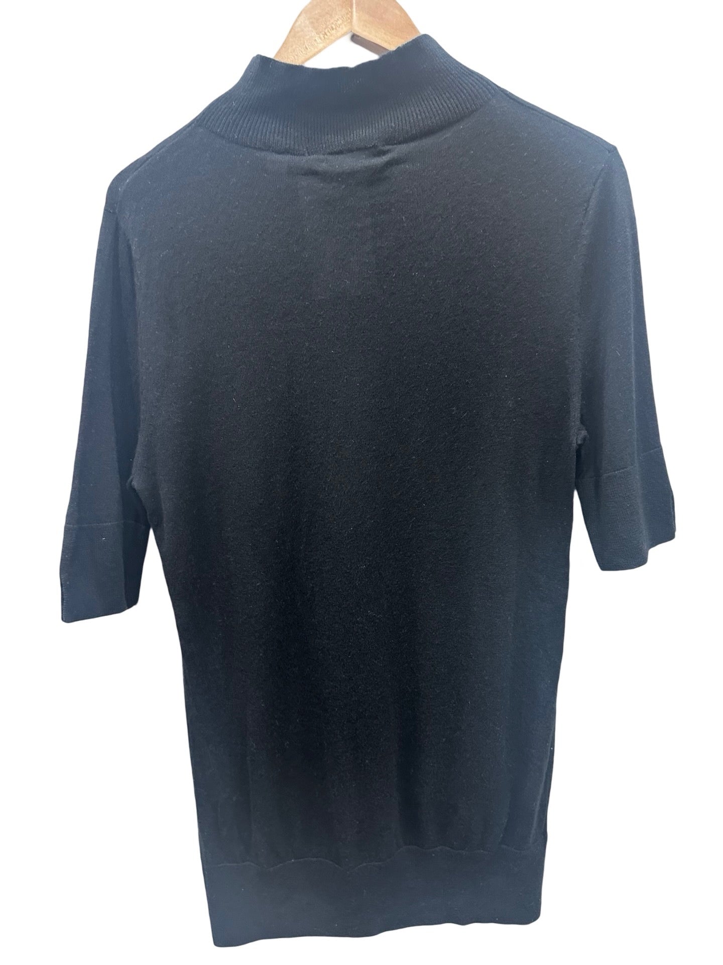 Country Road Black Silk Top S