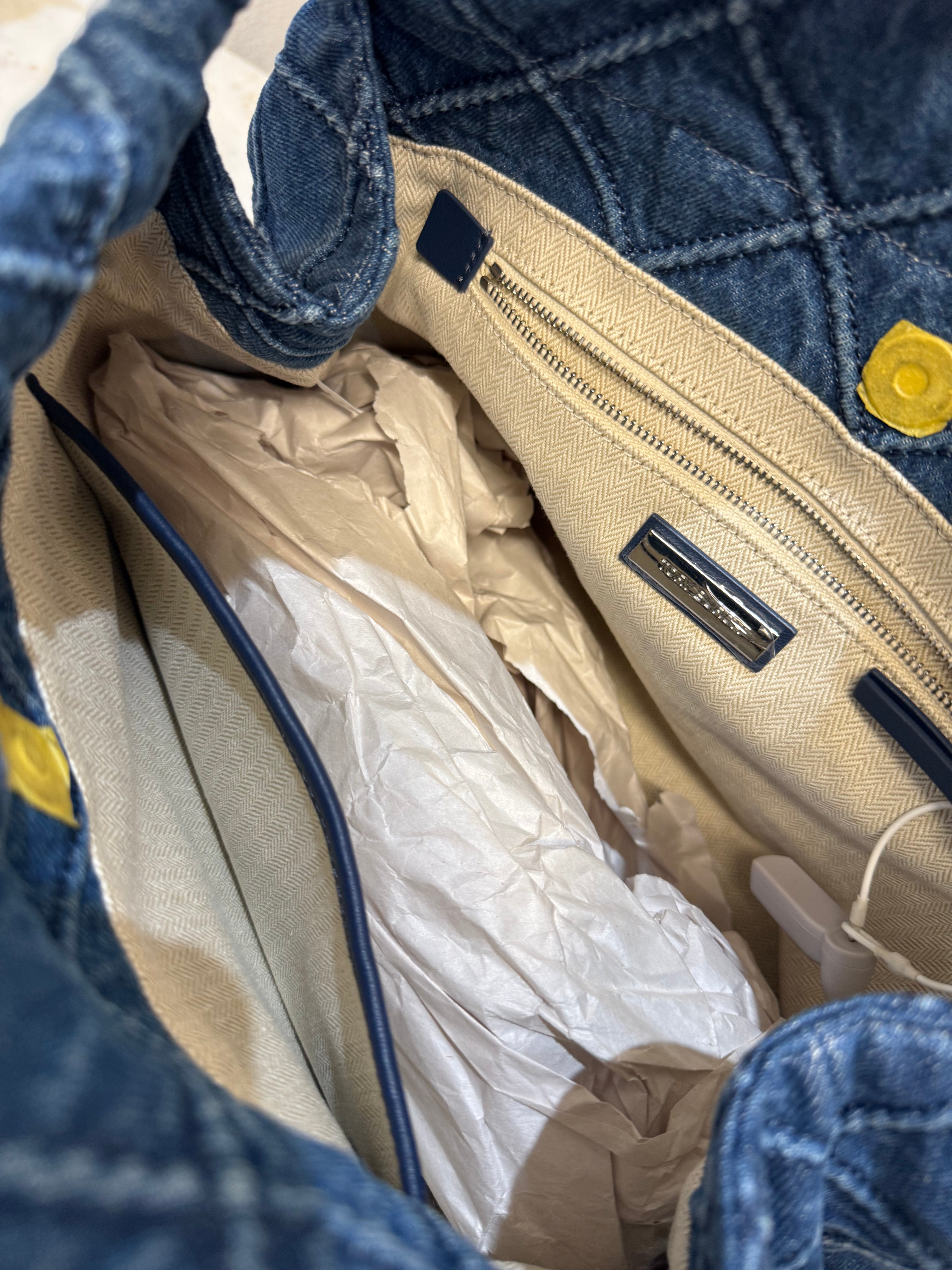 Tory Burch Fleming Denim Tote