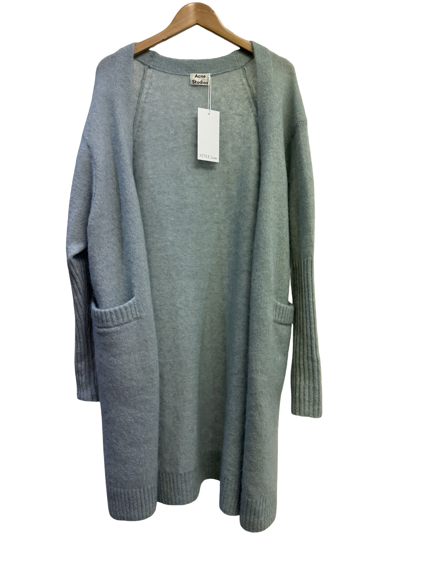 Acne Studios Aqua Mohair Cardigan S