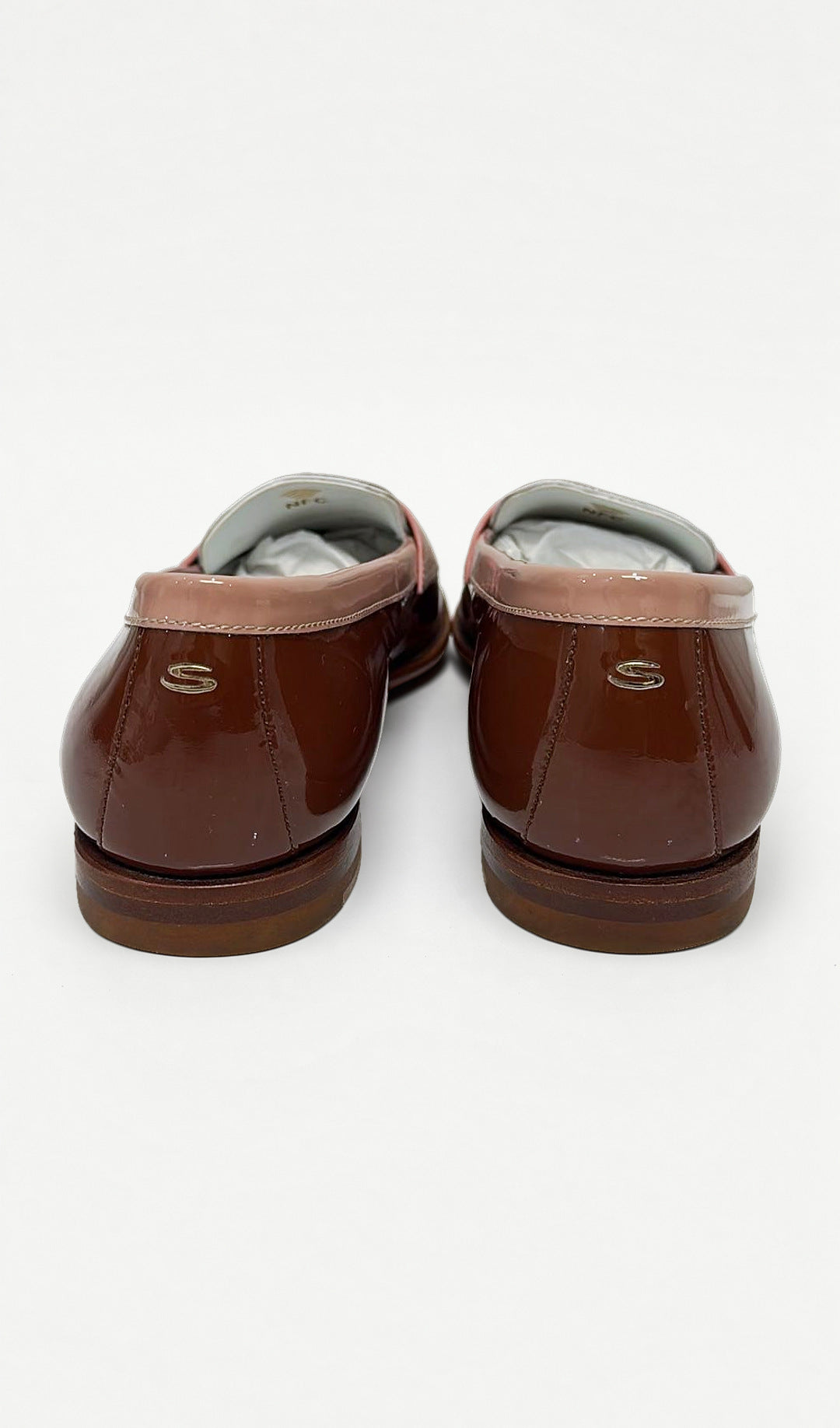 Santoni Brown Loafers 37 WDB