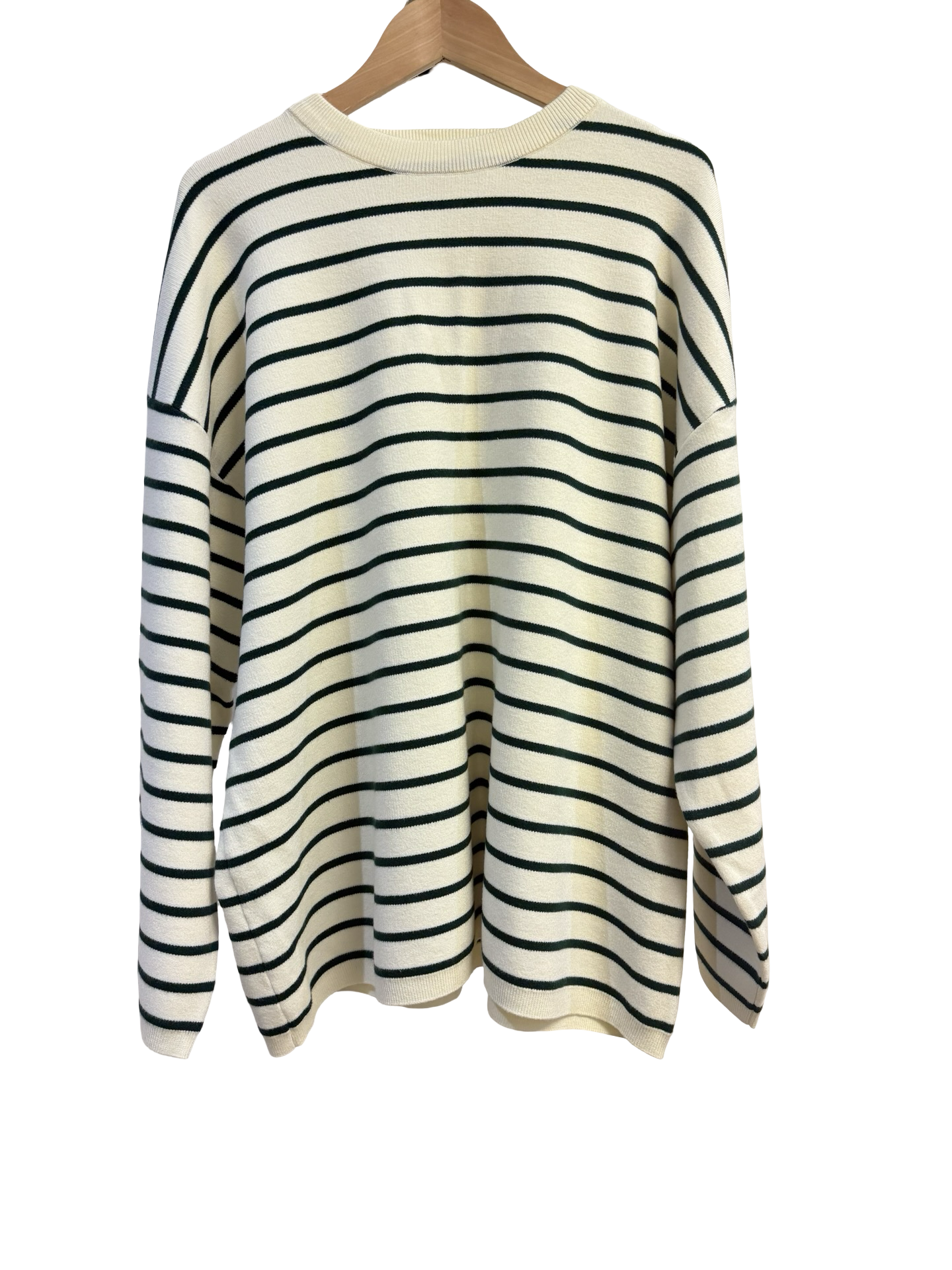 Onte Green/Cream Stripe Knit L