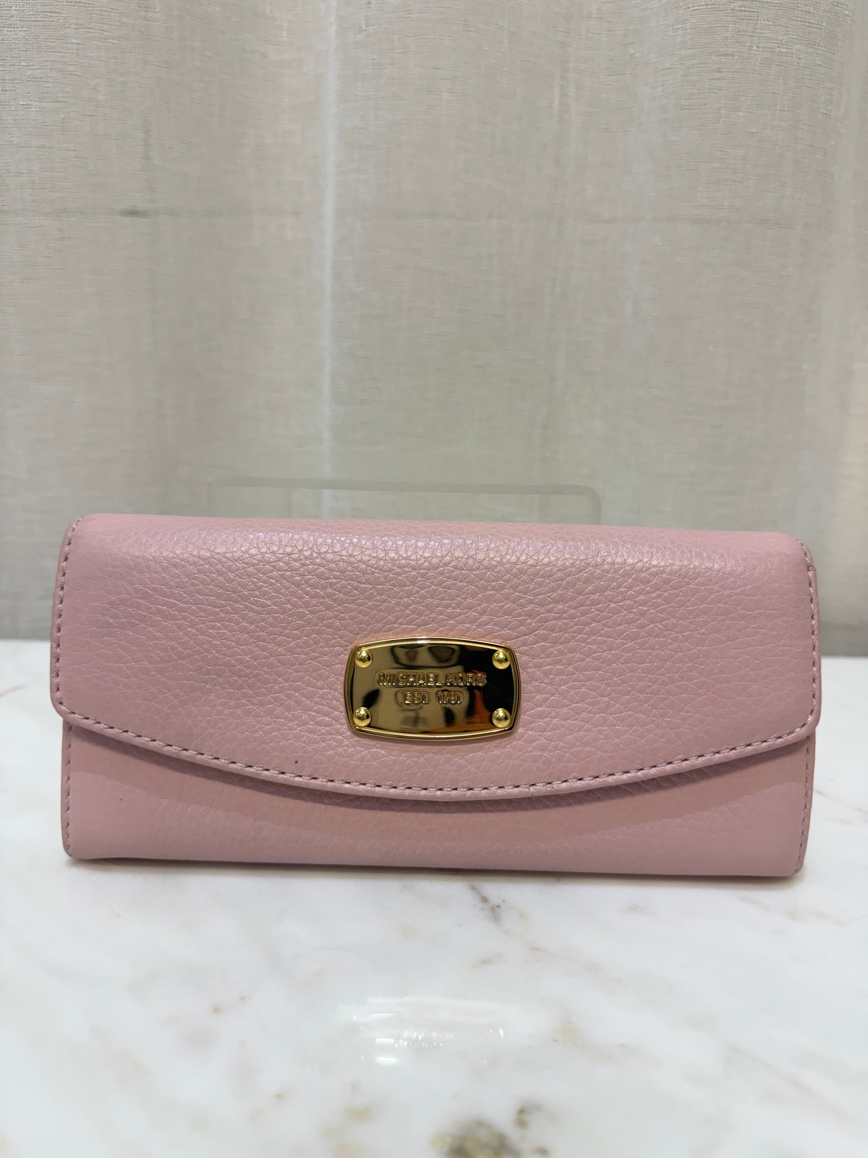 Michael Kors Pink Leather Wallet