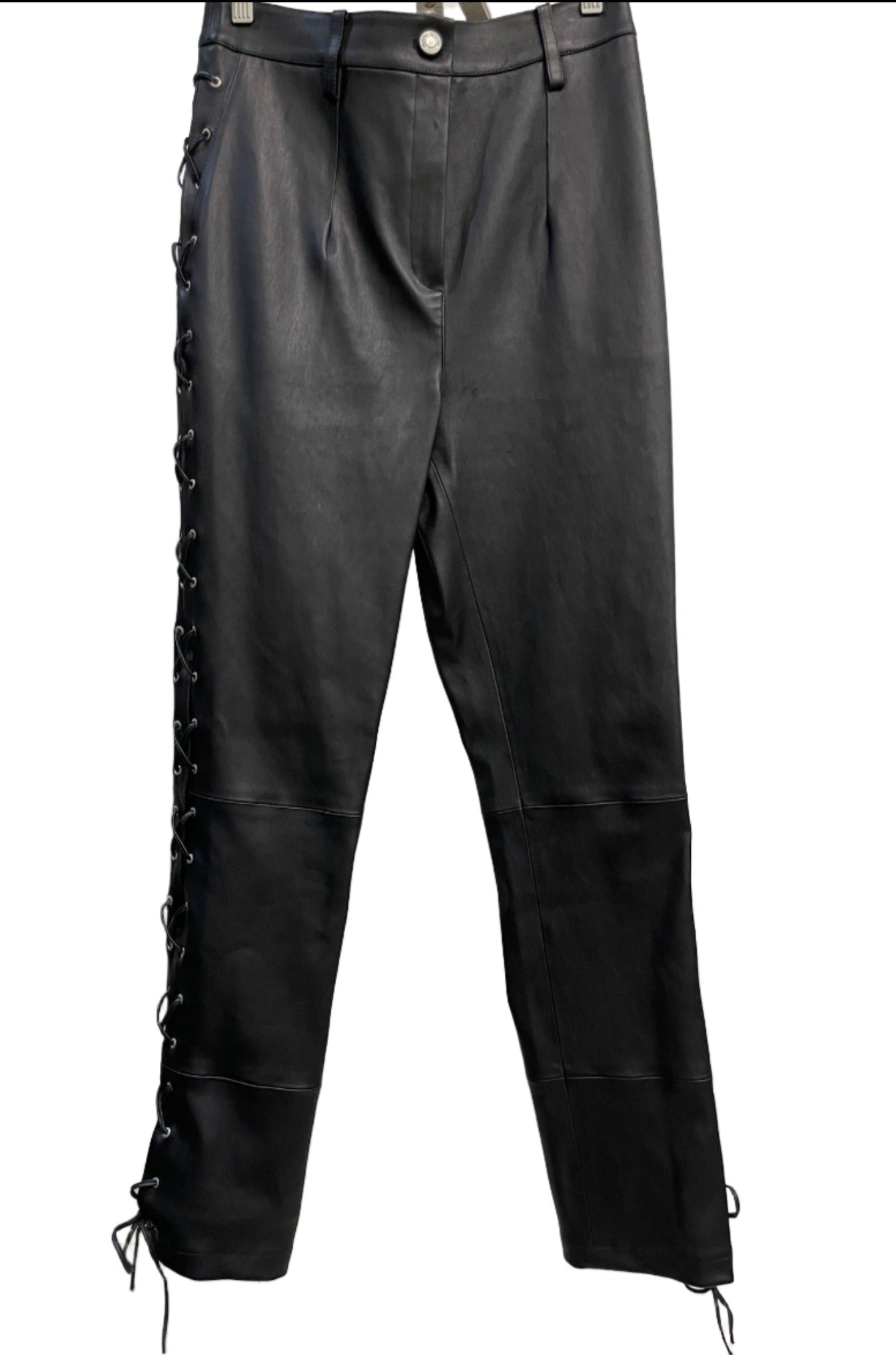 Magda Butrym Black Leather Pants