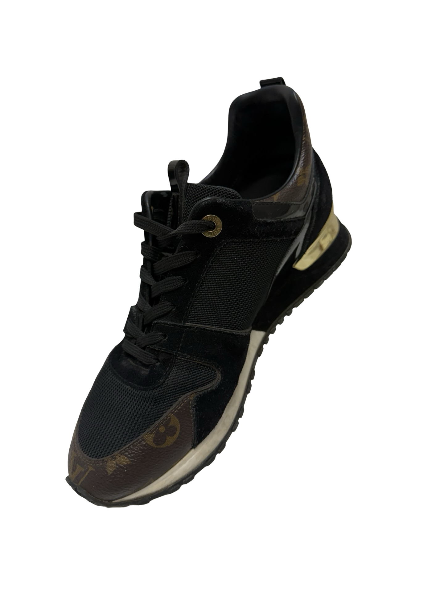 Louis Vuitton Black/Brown Sneakers 39