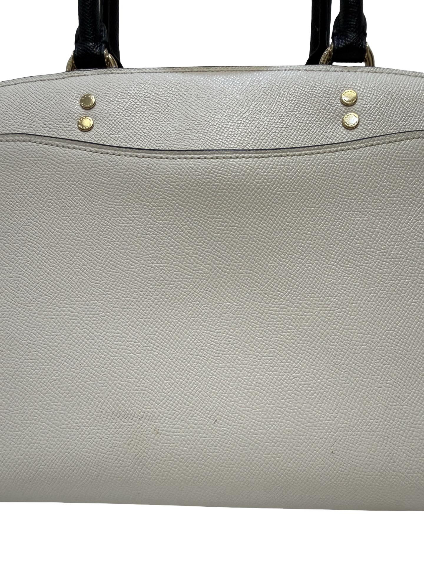 Coach Cream/Blk Shoulder Bag w/strap