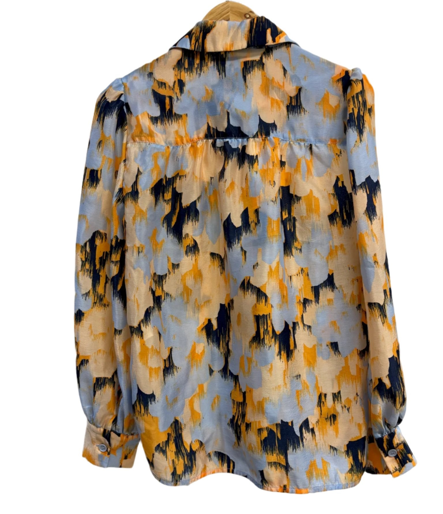 Second Female Blue Printed Shirt L