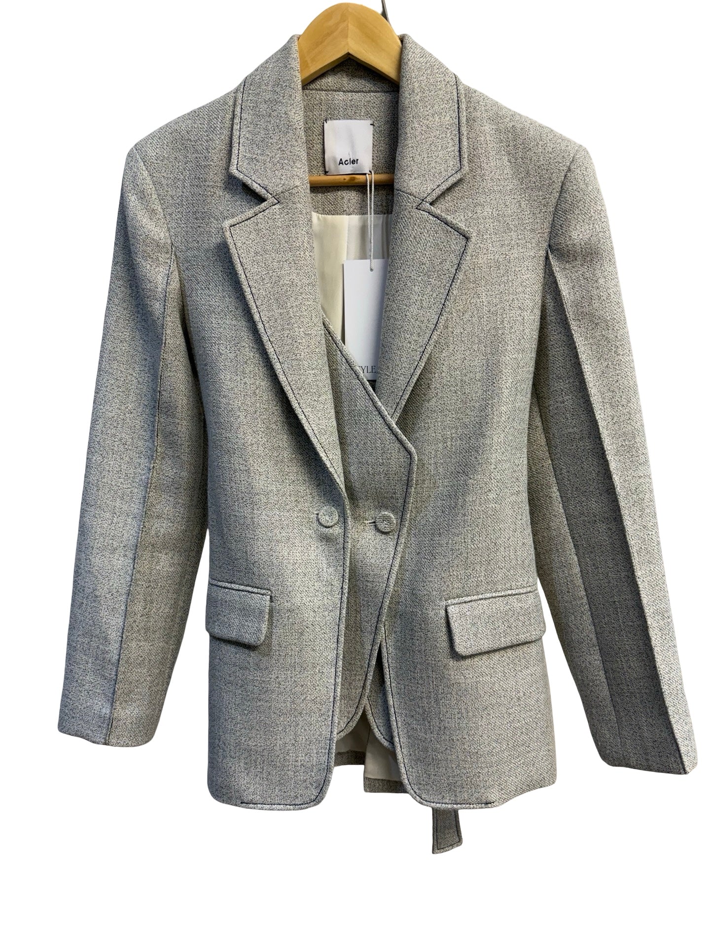 Acler Grey Blazer 6