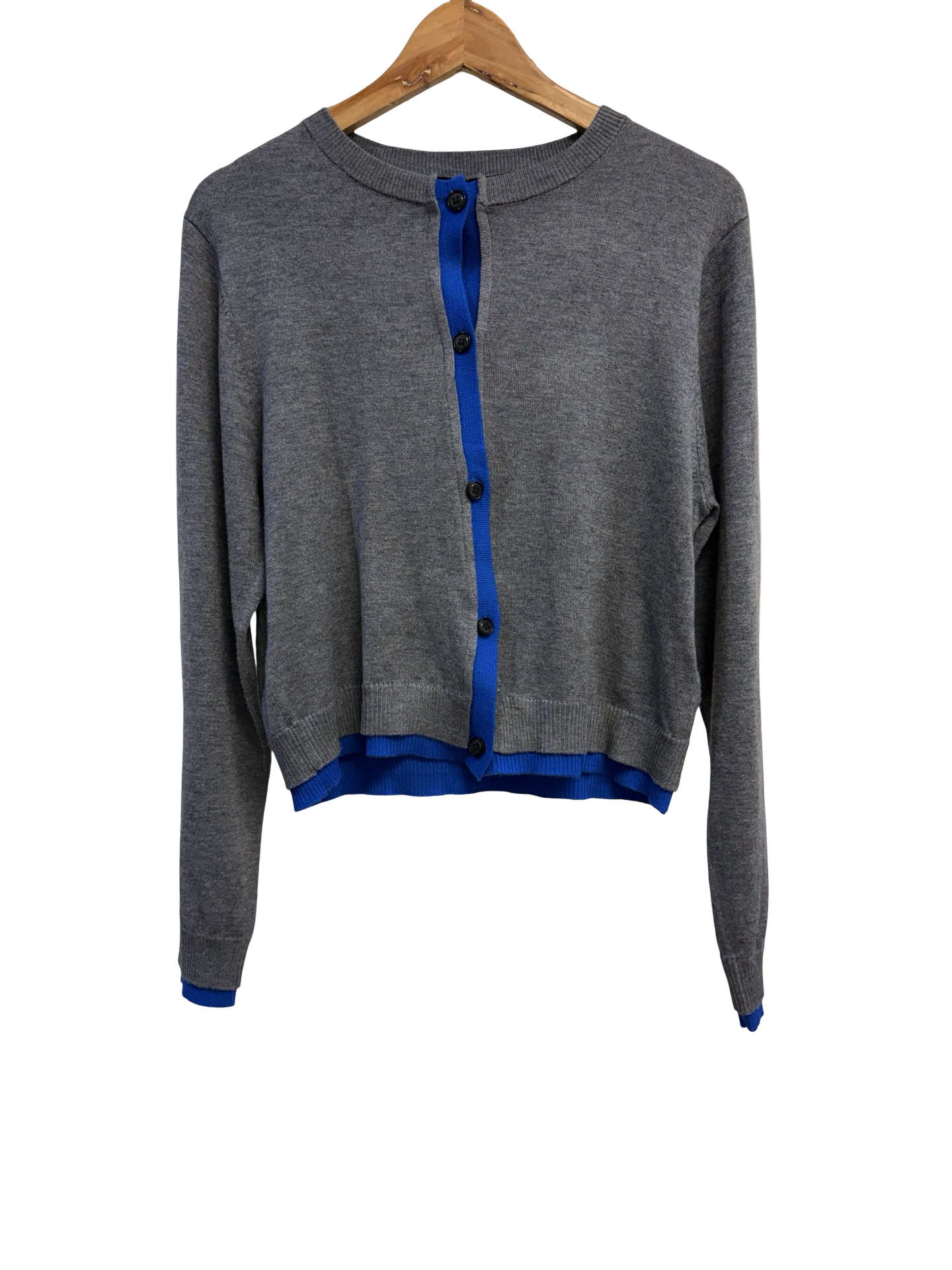 Zara Grey/Blue Cardigan L/XL
