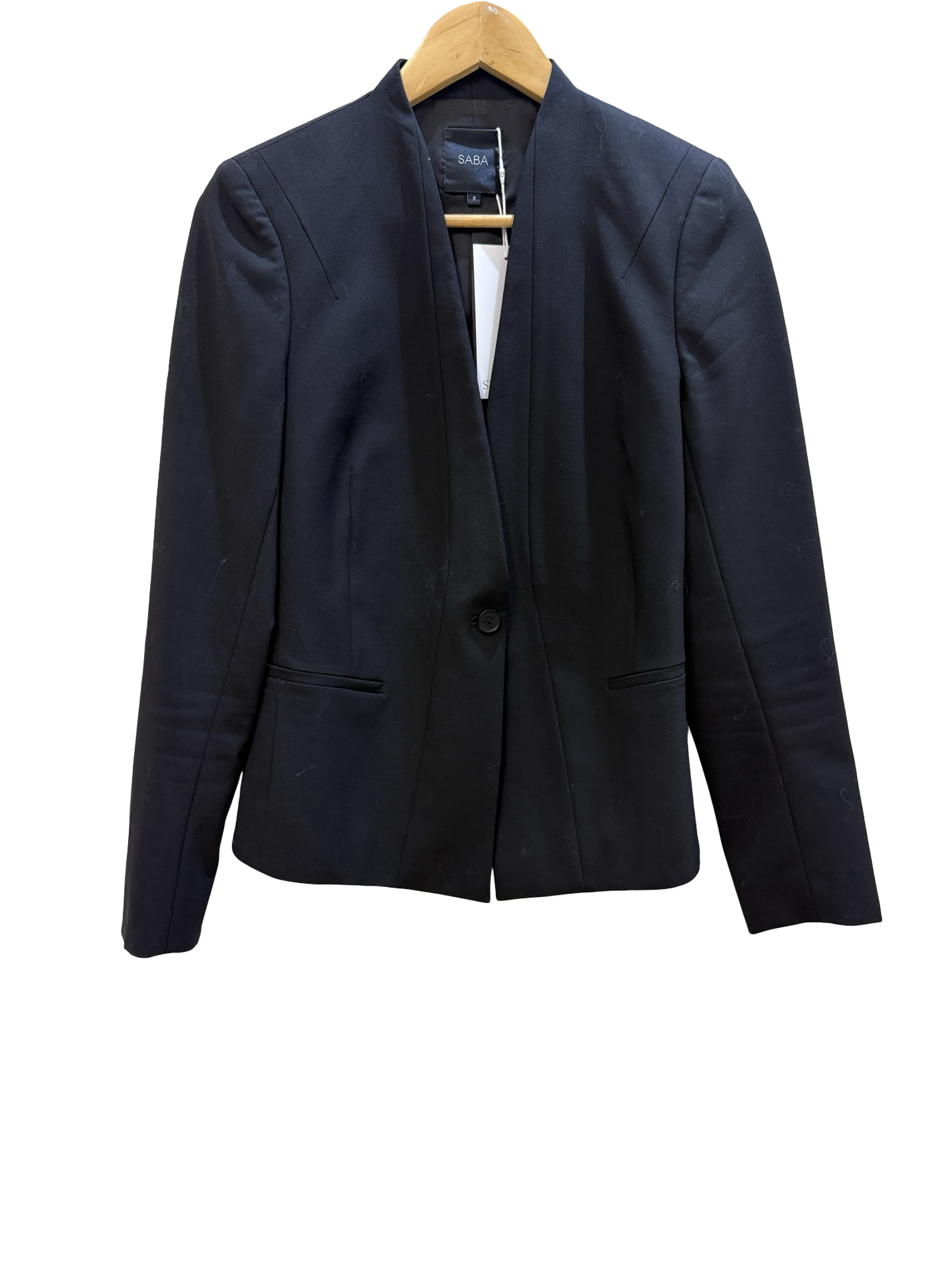 Saba Fitted Black Blazer 8
