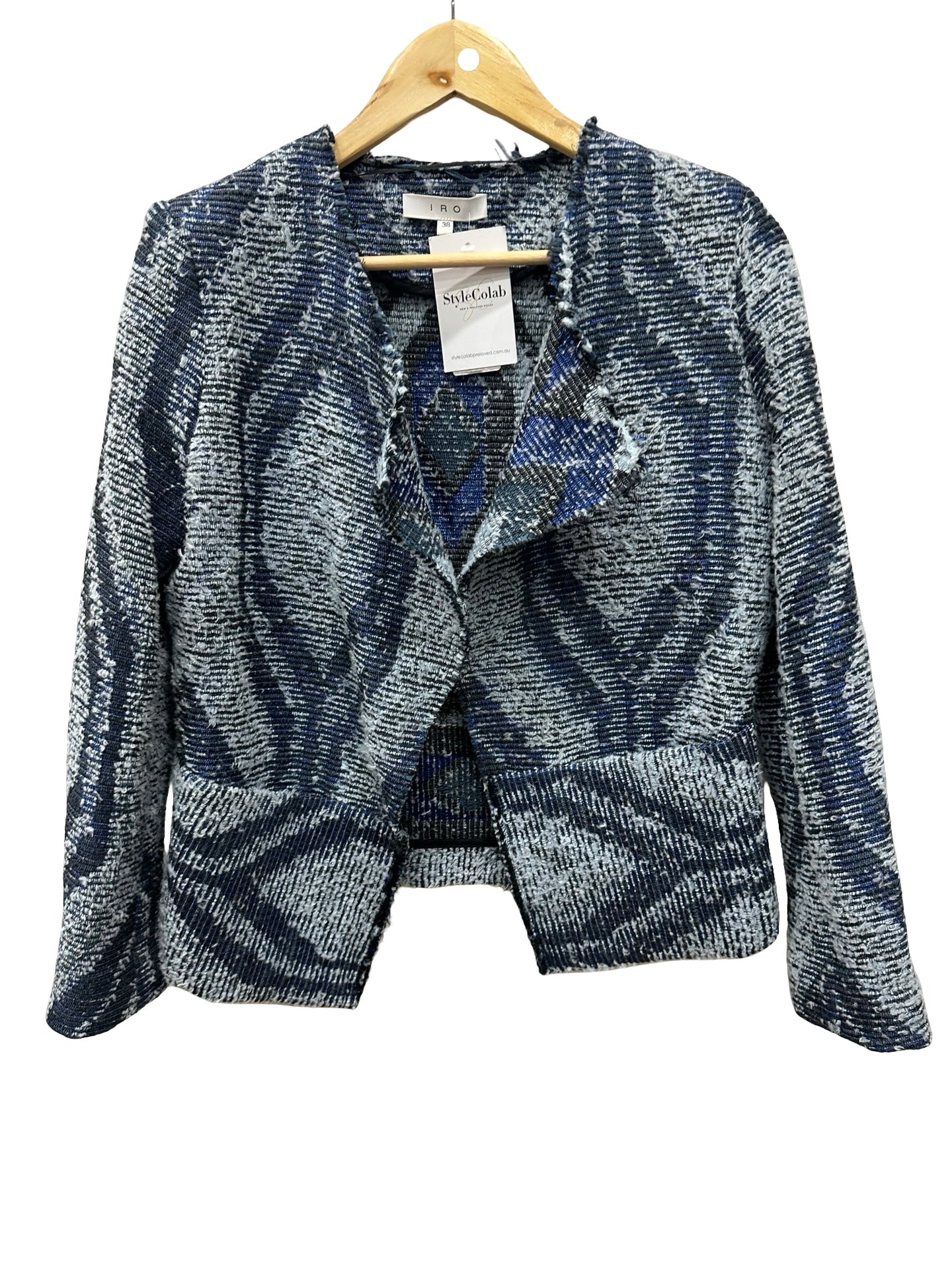 IRO Blue Jacket 38