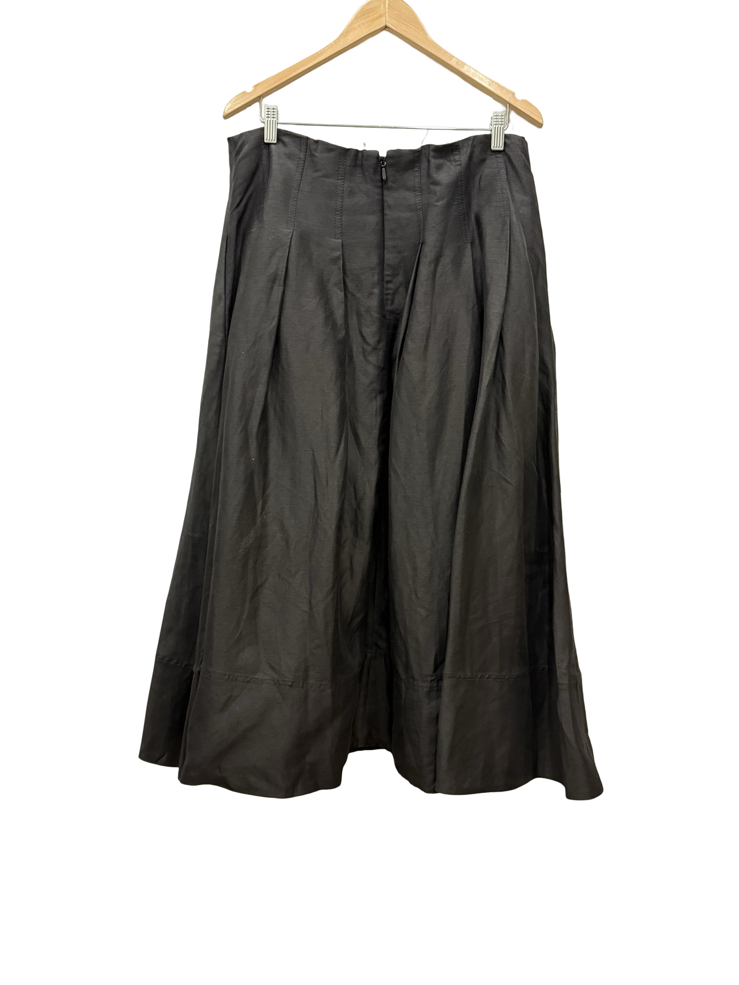 Aje Black Pleated Skirt 16