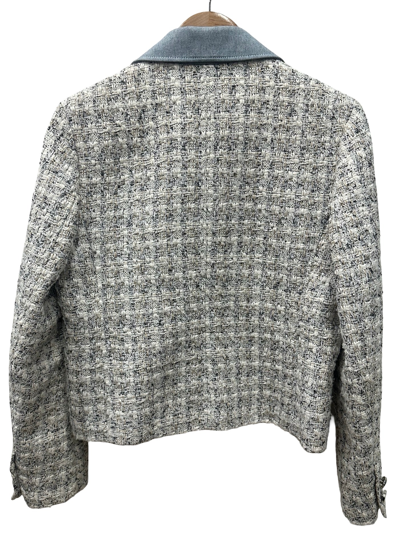 Claudie Pierlot Blue/Wte Blazer 12