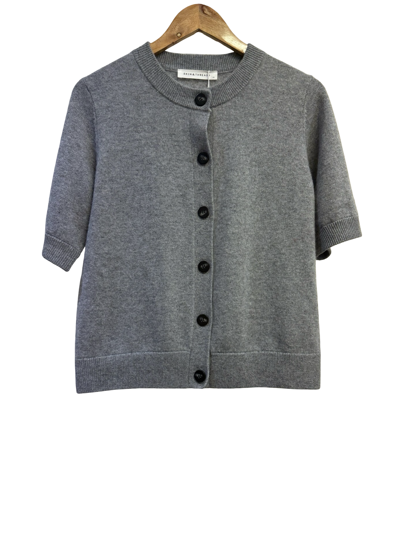 Skin & Threads Grey Buttoned Top 10