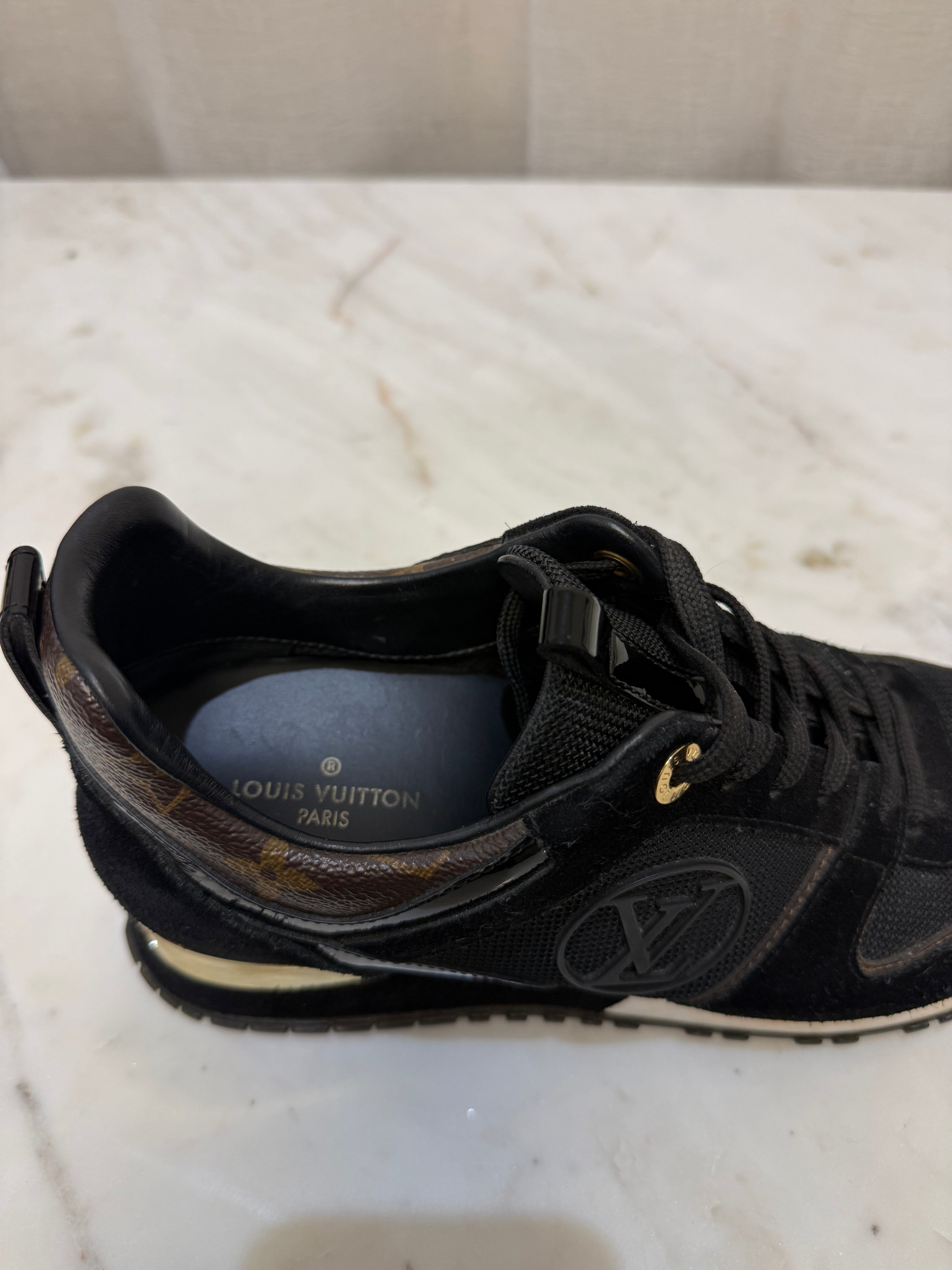 Louis Vuitton Black/Brown Sneakers 39