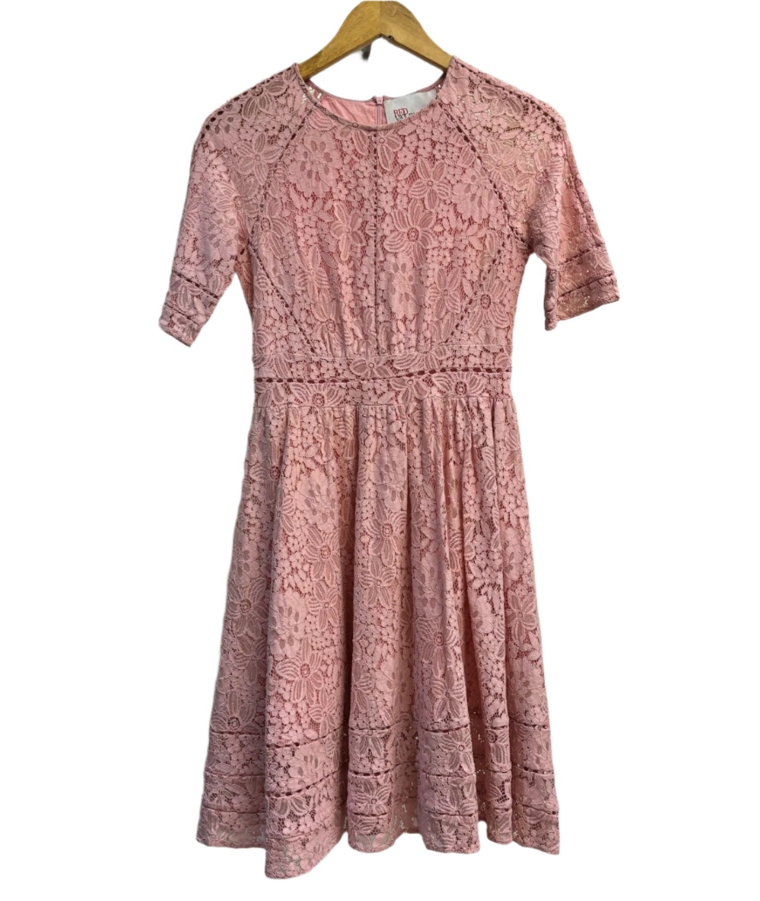 Red Valentino Pink Lace Dress XS