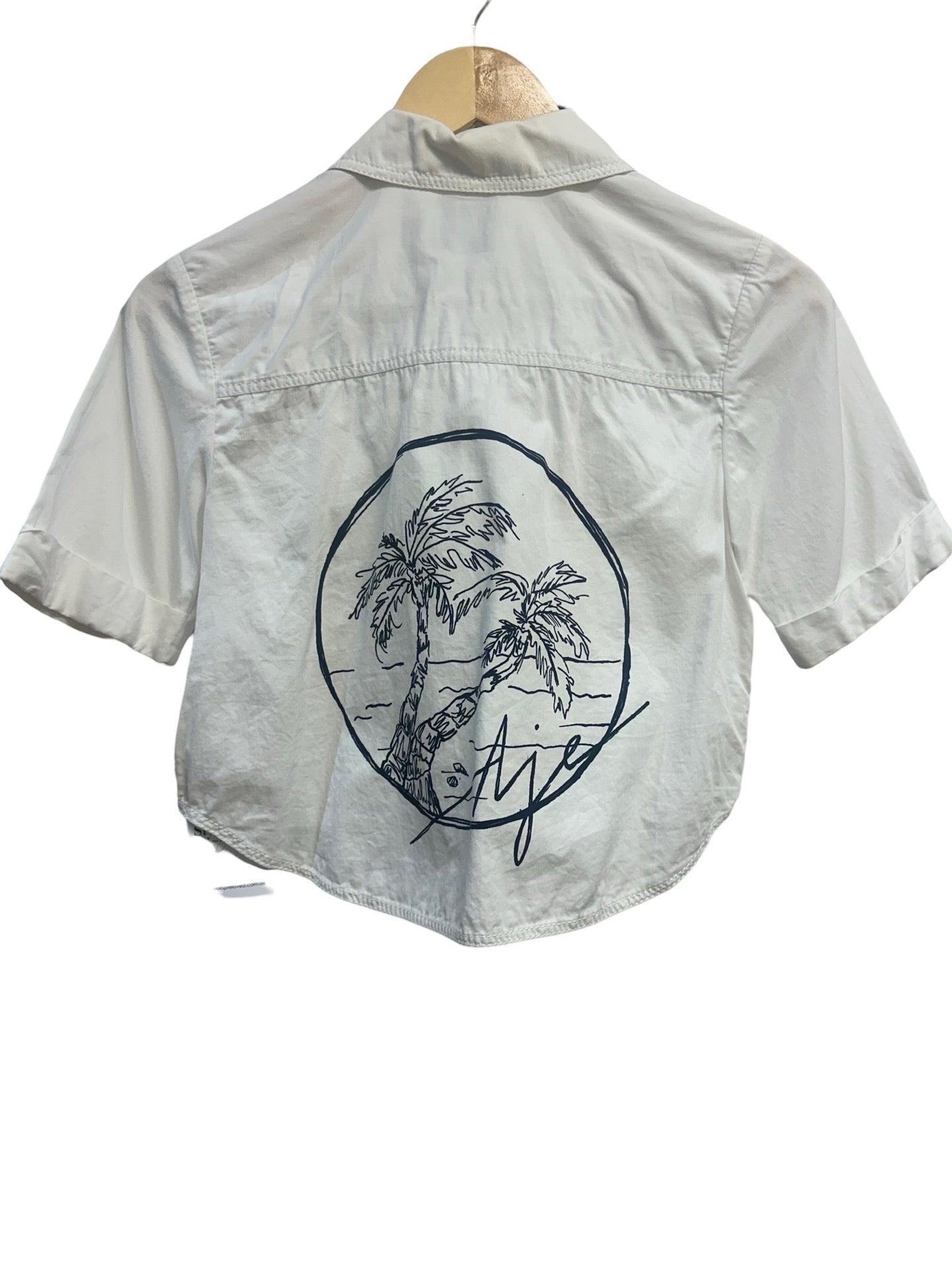 Aje White Short Sleeve Top 6
