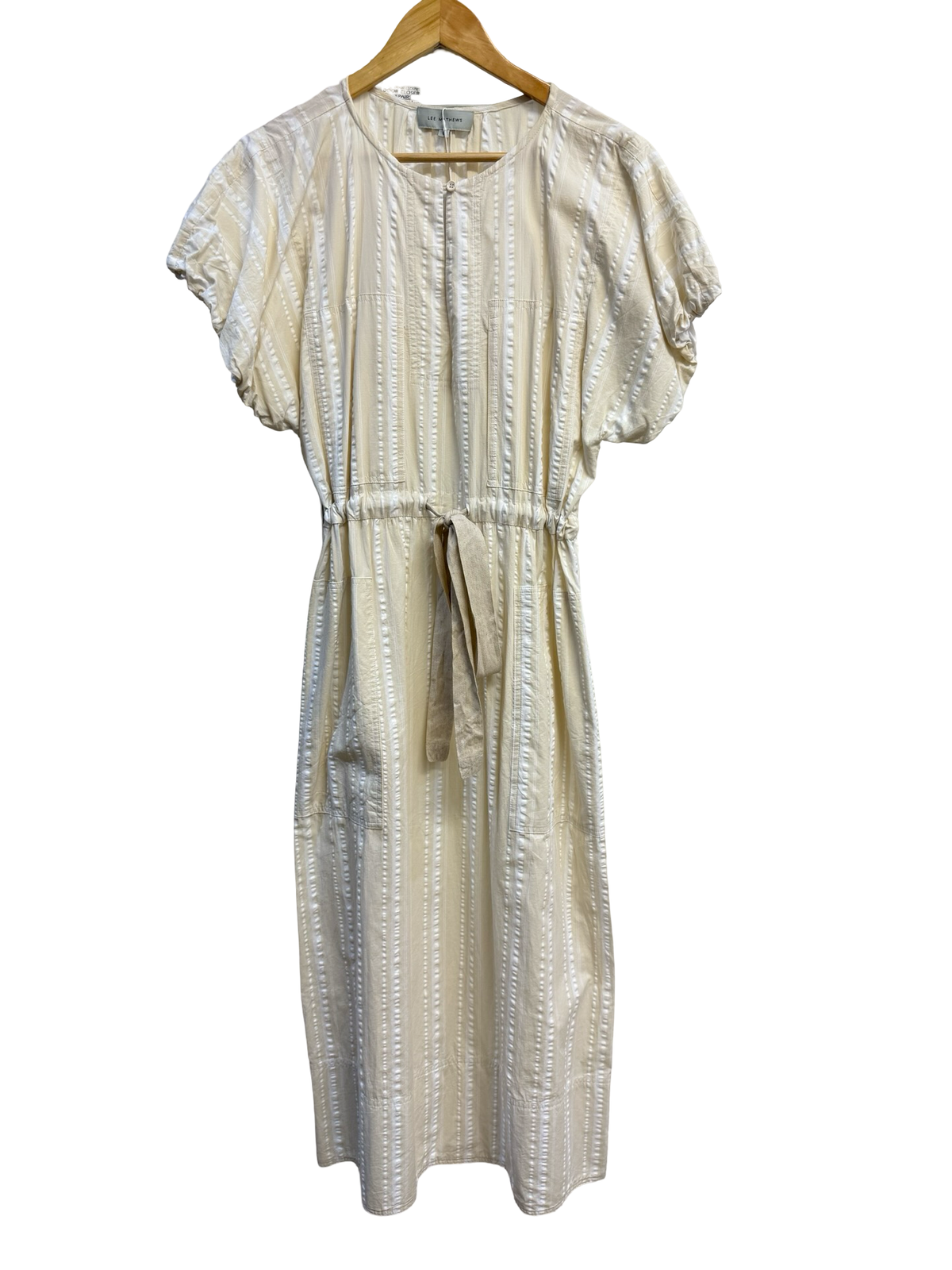 Lee Mathews Cream Dress 0