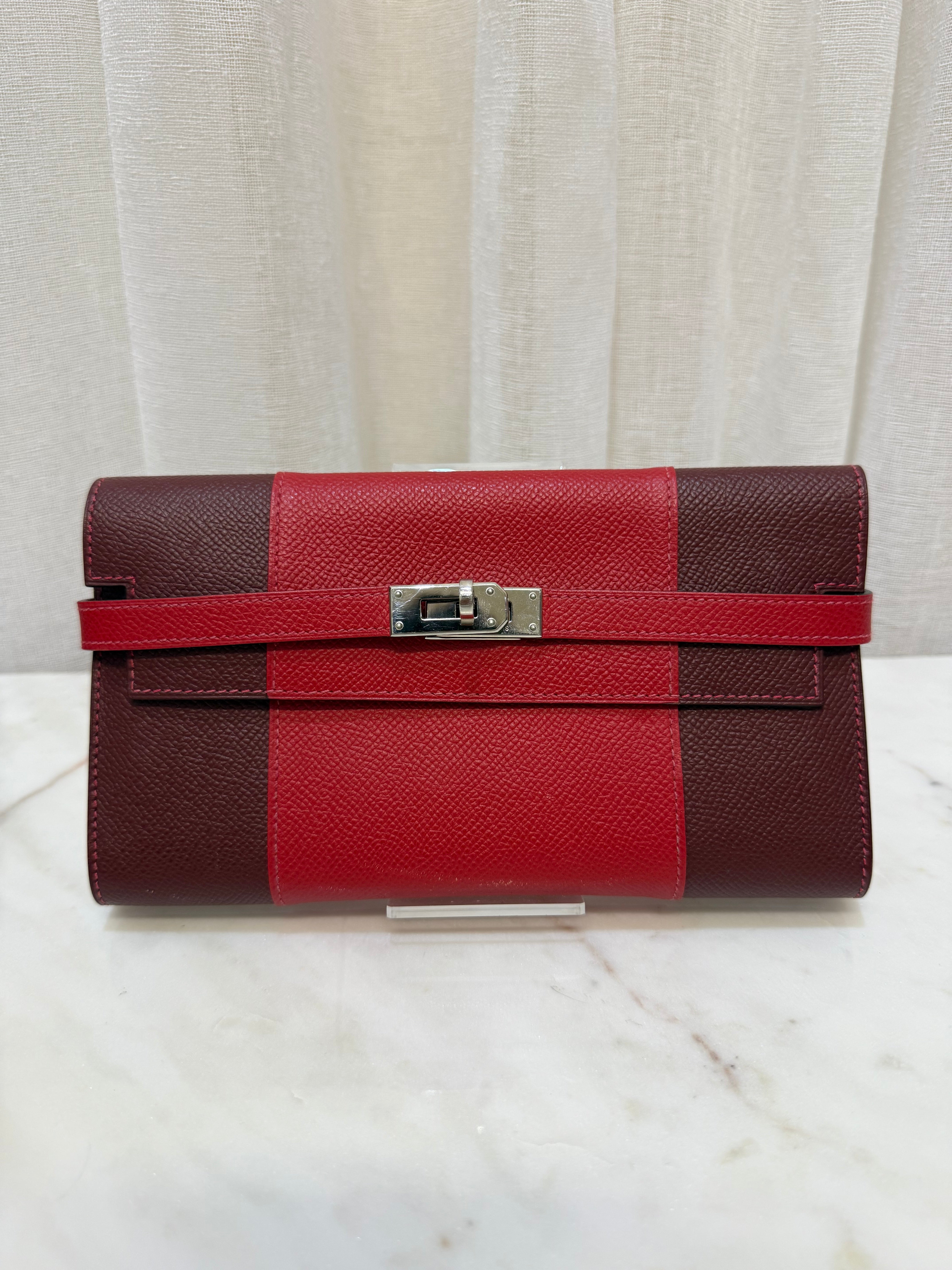 Hermes Red Kelly Wallet
