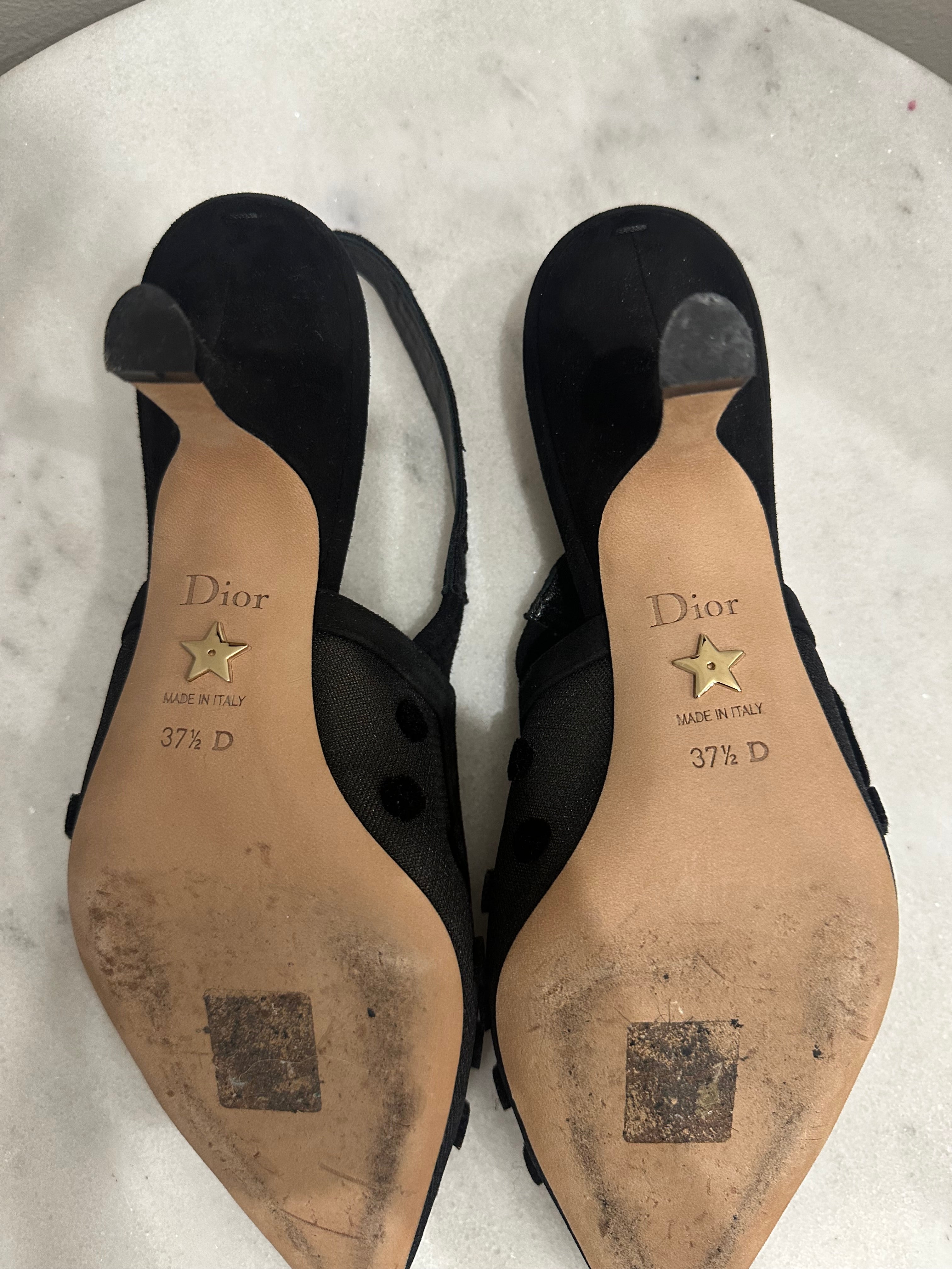 Christian Dior Black Heels 37.5