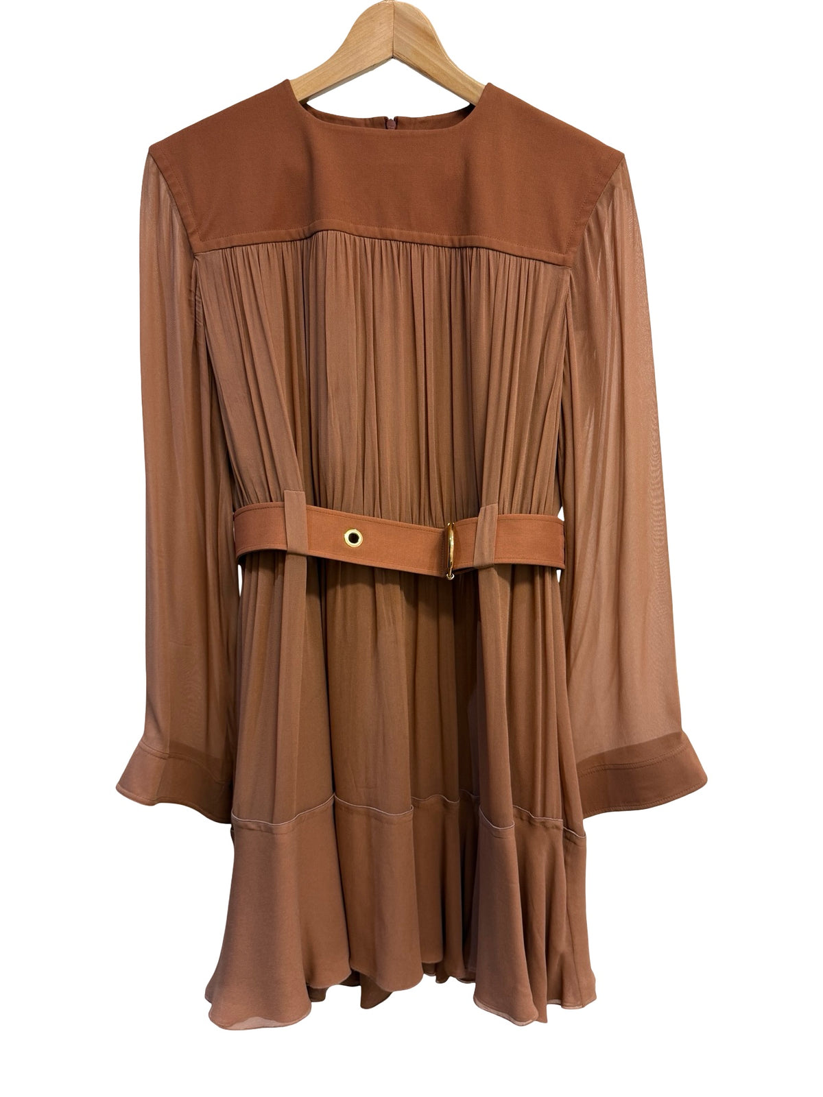 Chloe Camel Dress 38