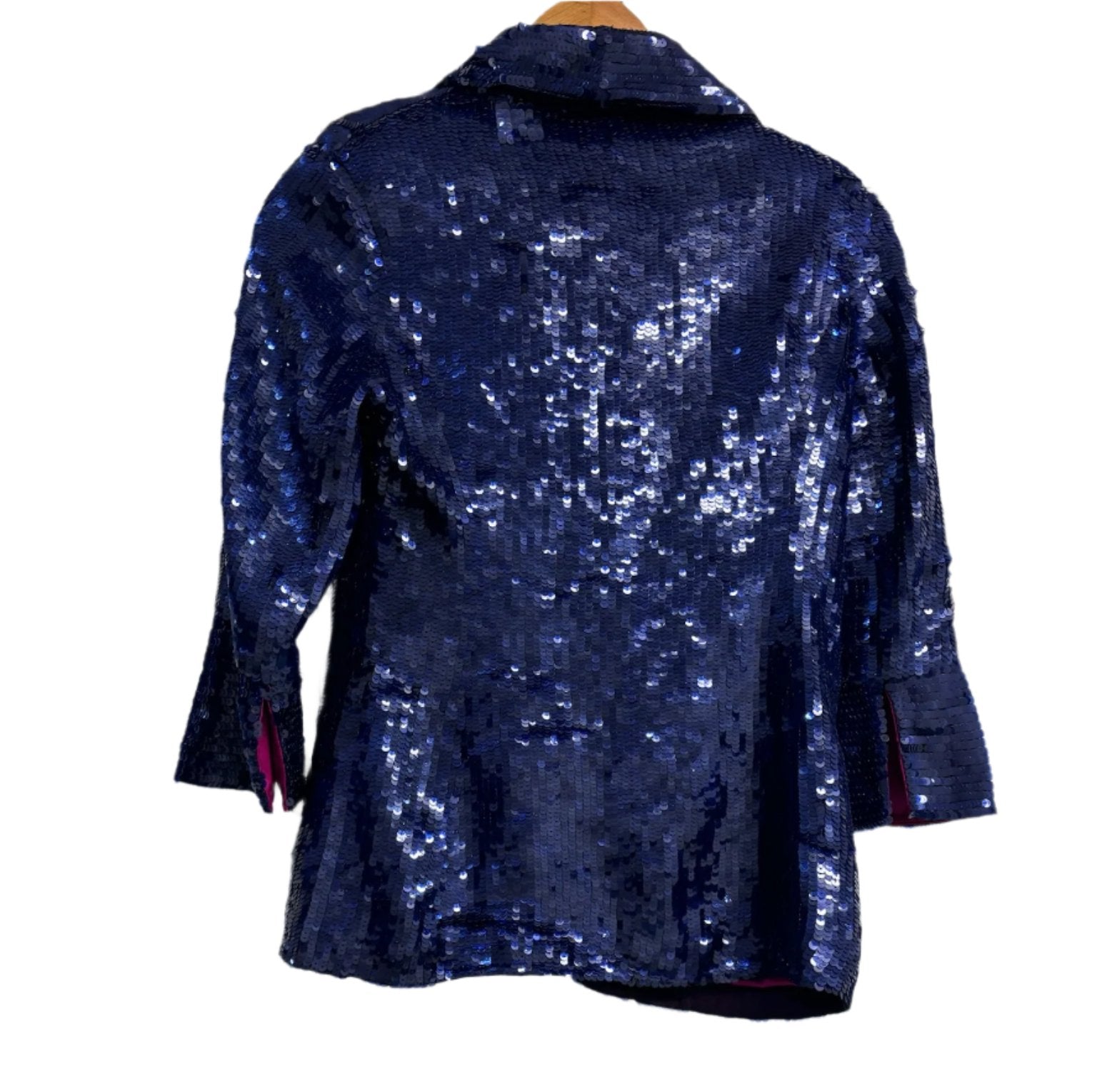 Coco Ribbon Purple Sequin Jacket XS