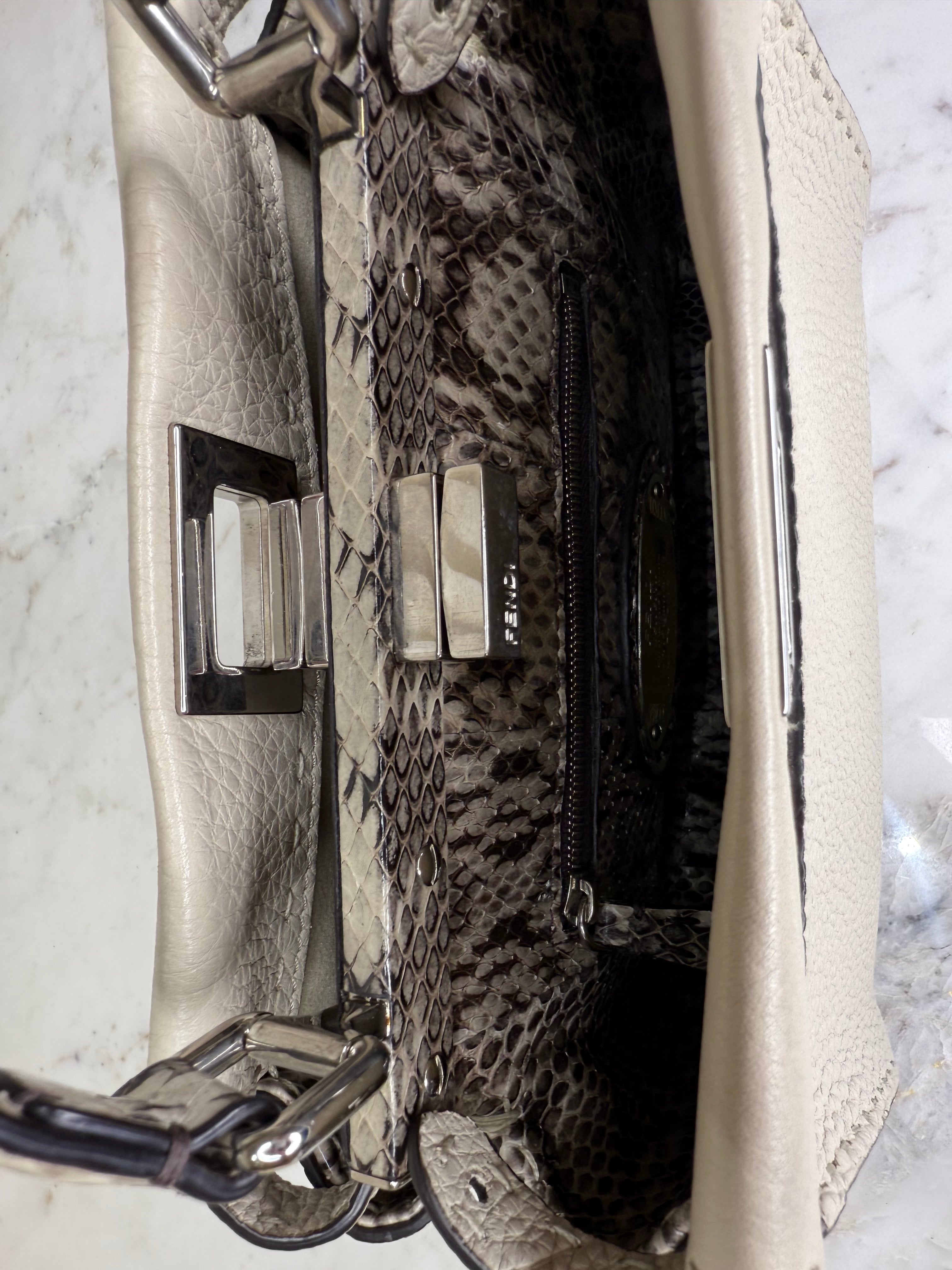 Fendi Neutral Small Peekaboo