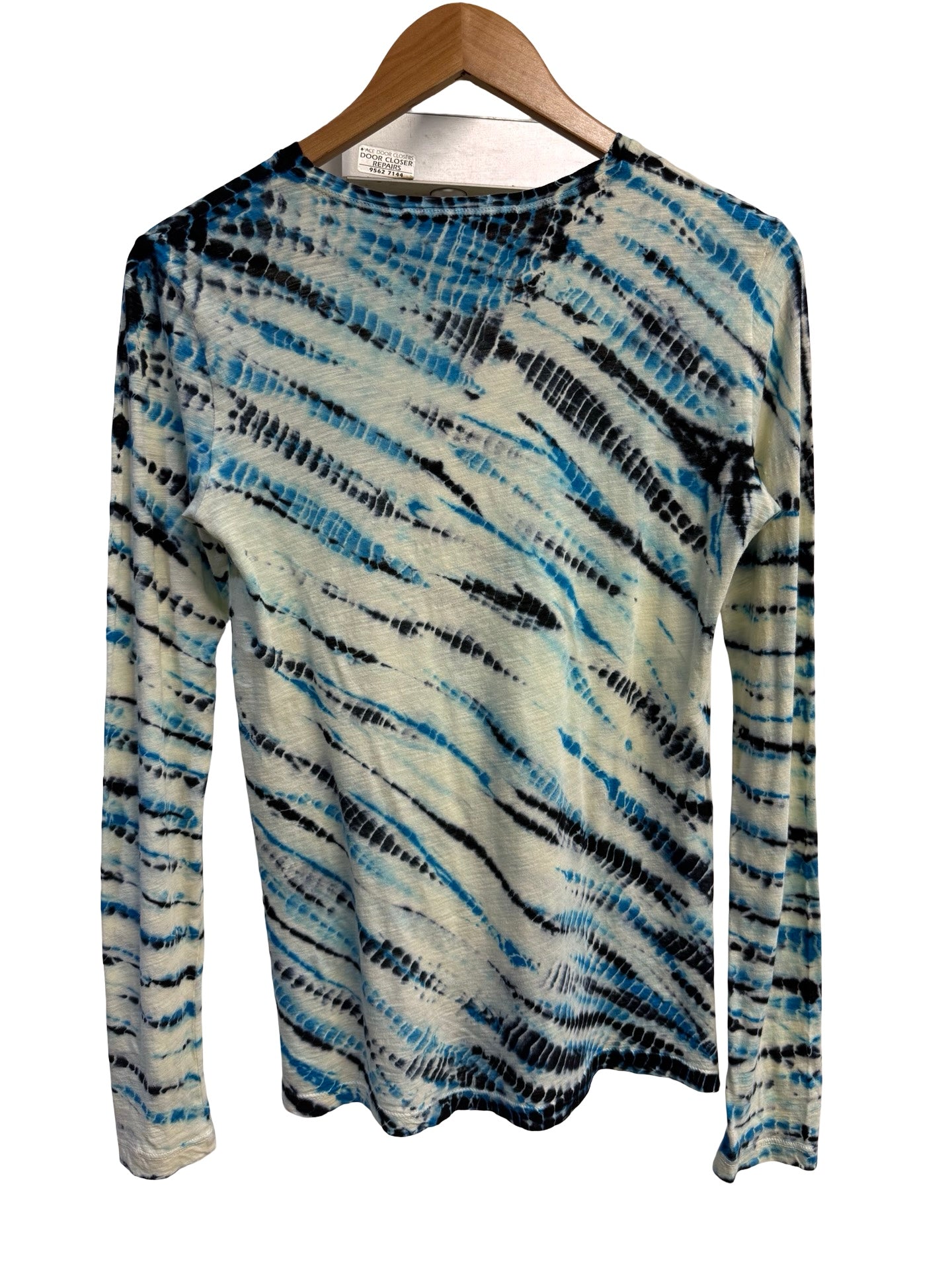 Proenza Schouler Blue Tie Dye Top XS