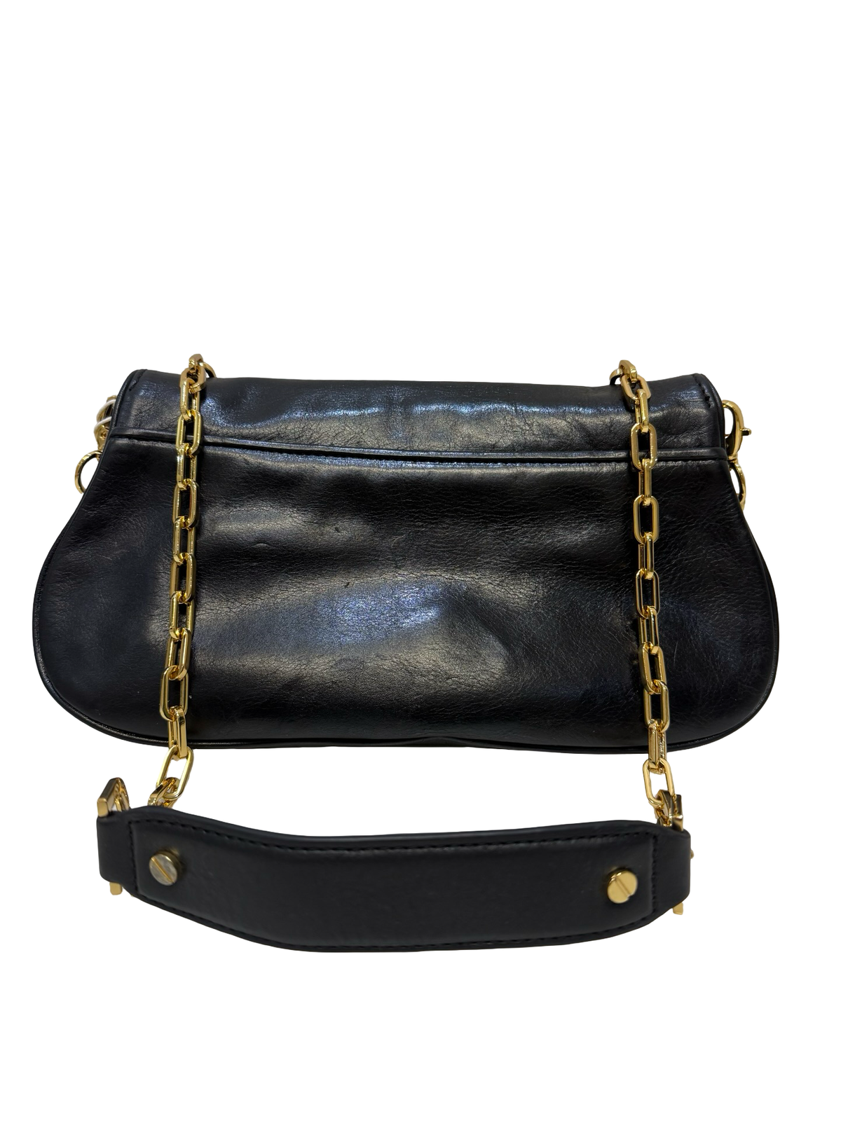 Black Tory Burch Reva Small Clutch