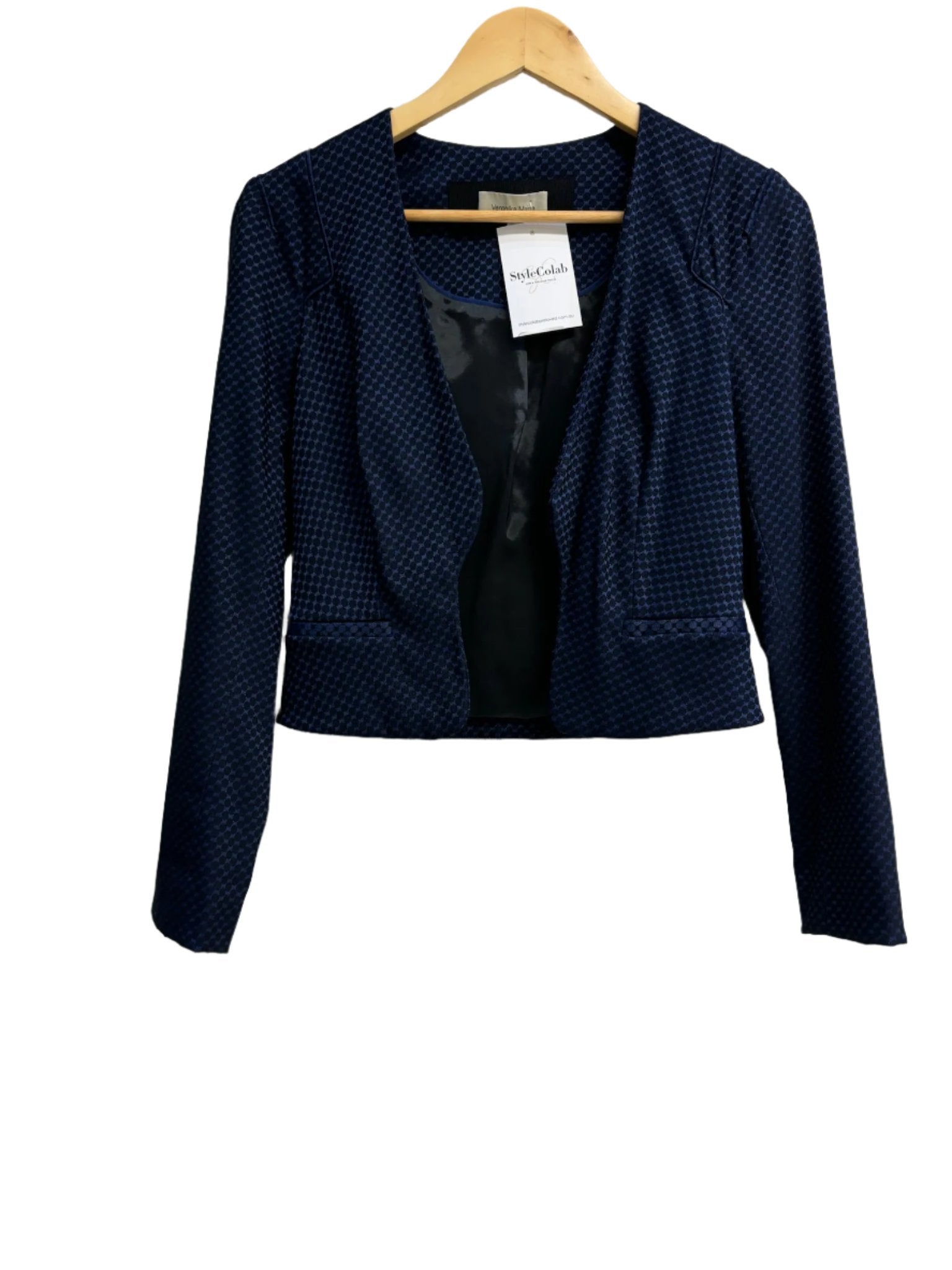 Veronika Maine Blue Jacket 8 Front