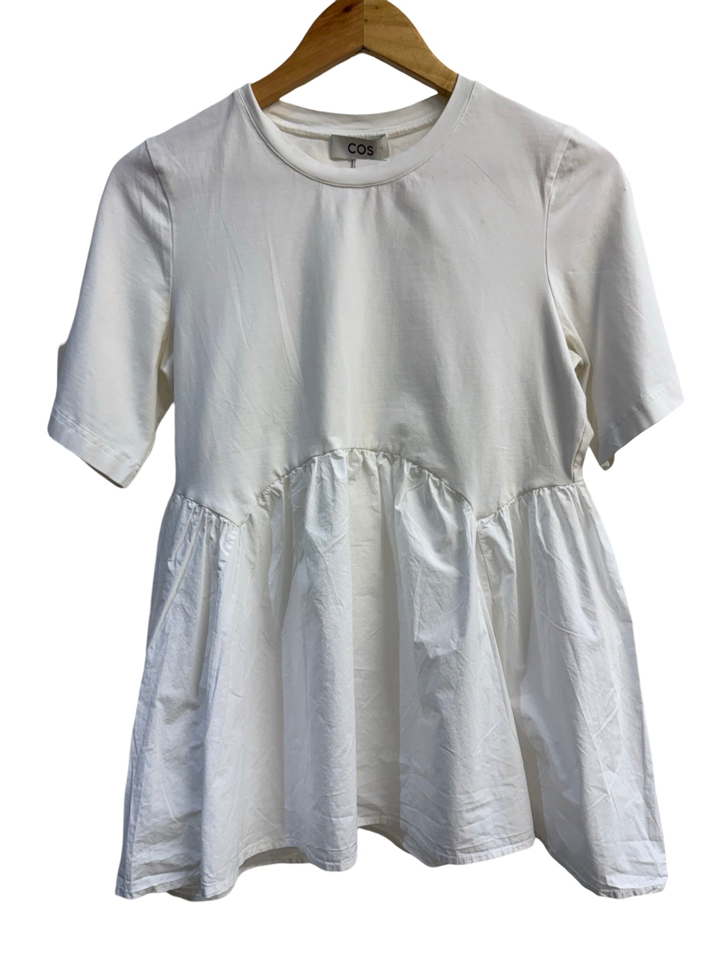 Cos White T-Shirt S
