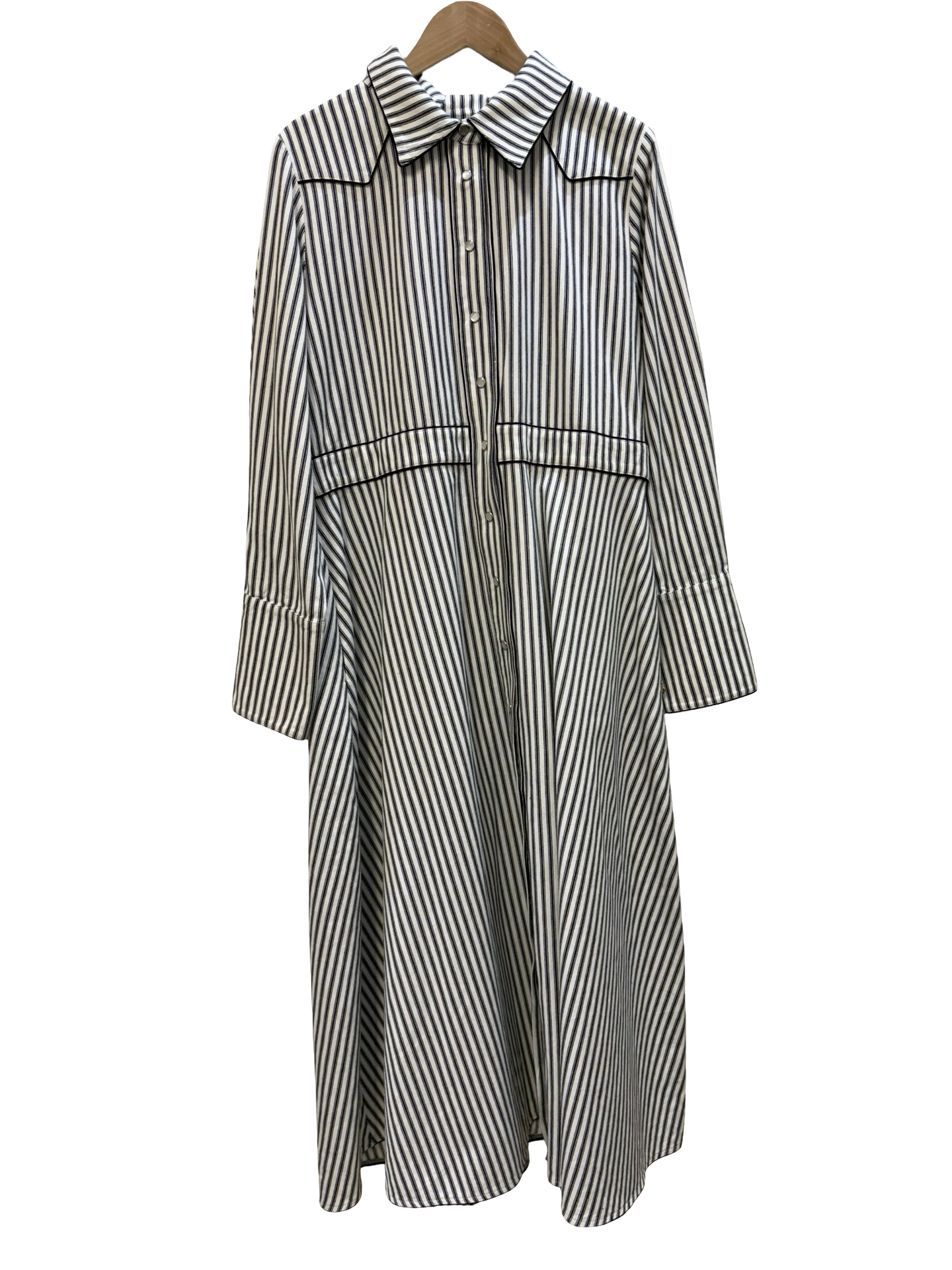 Binny B/W Stripe Dress 14 NWT