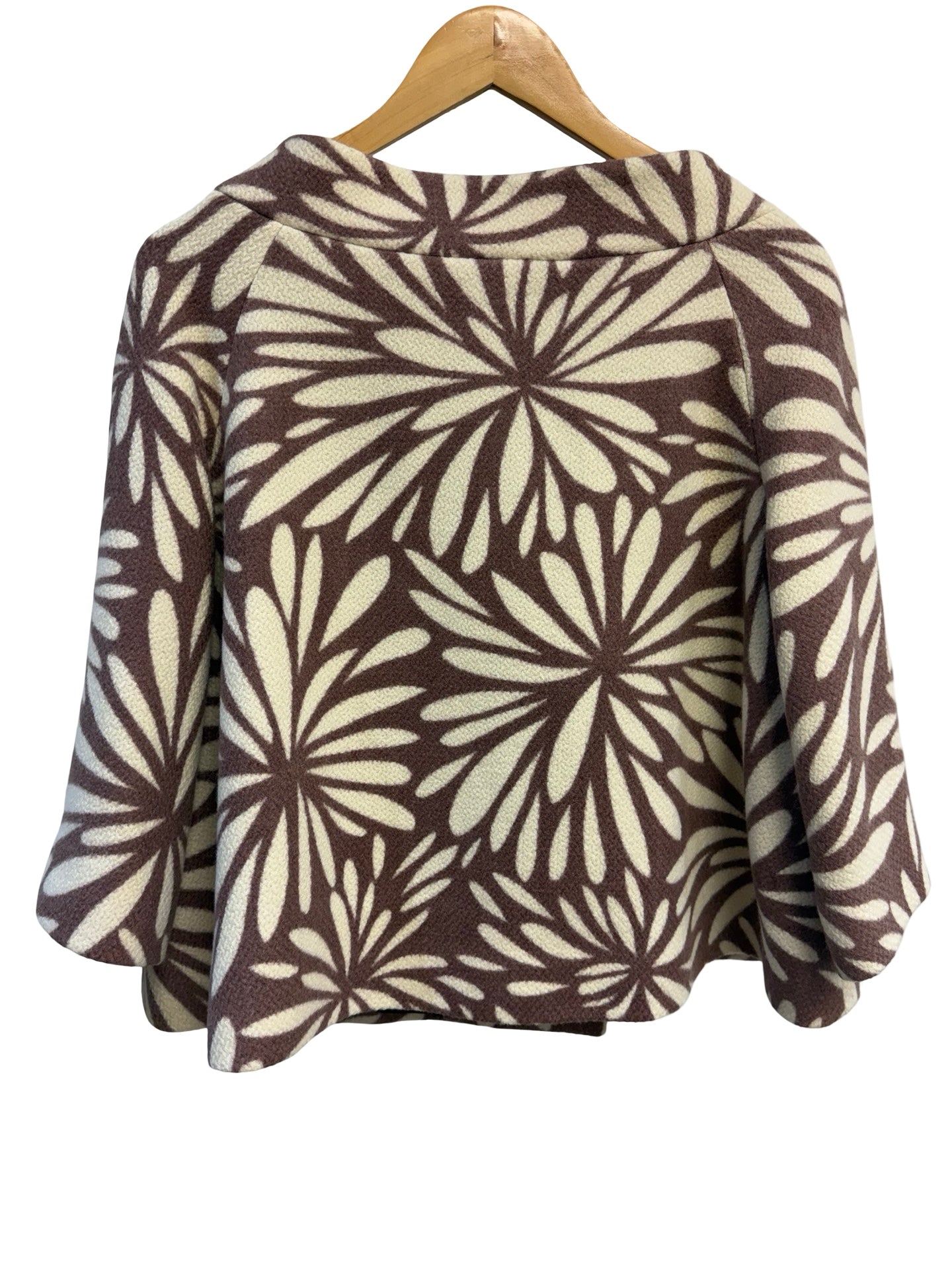 Ann-Louise Roswald Beige Swing Coat 8-10