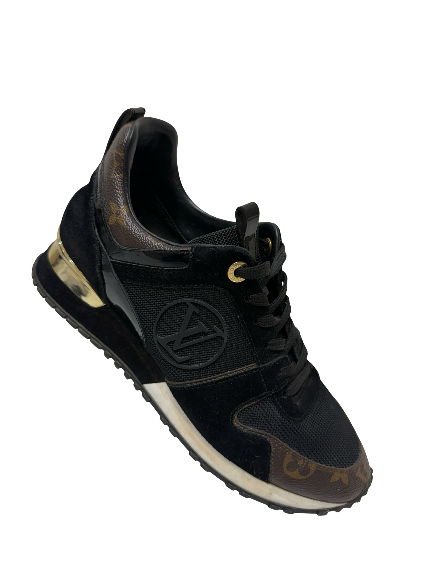 Louis Vuitton Black/Brown Sneakers 39