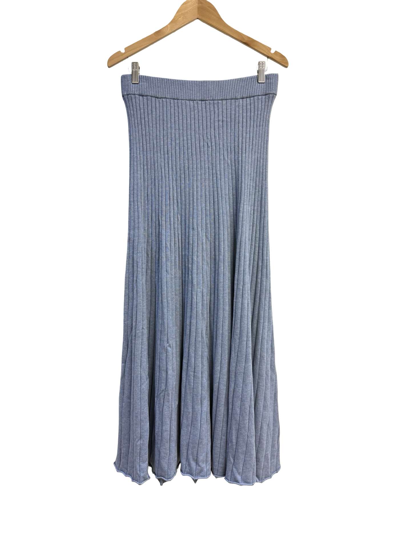 Friends w Frank Blue Pleated Skirt L