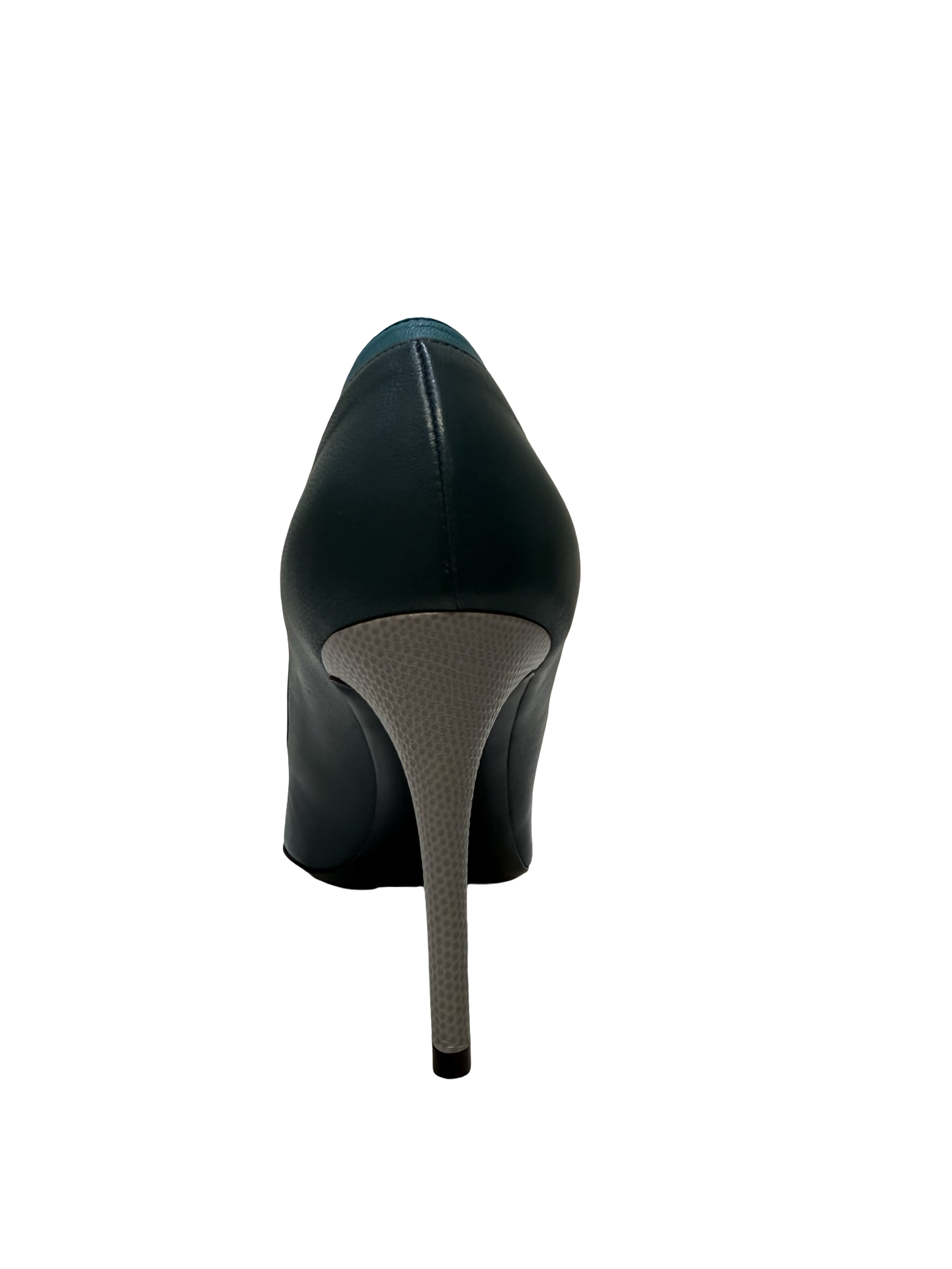 Fendi Teal/Grey Heel Pumps 40 WB