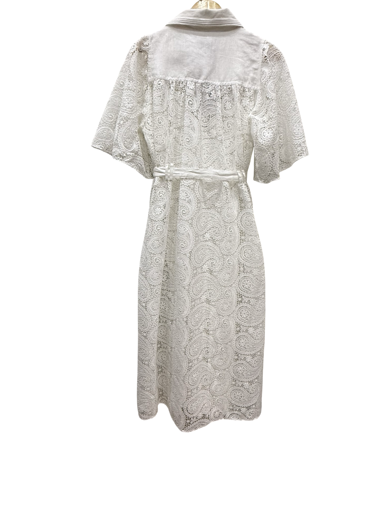 Aje White Lace Dress 10