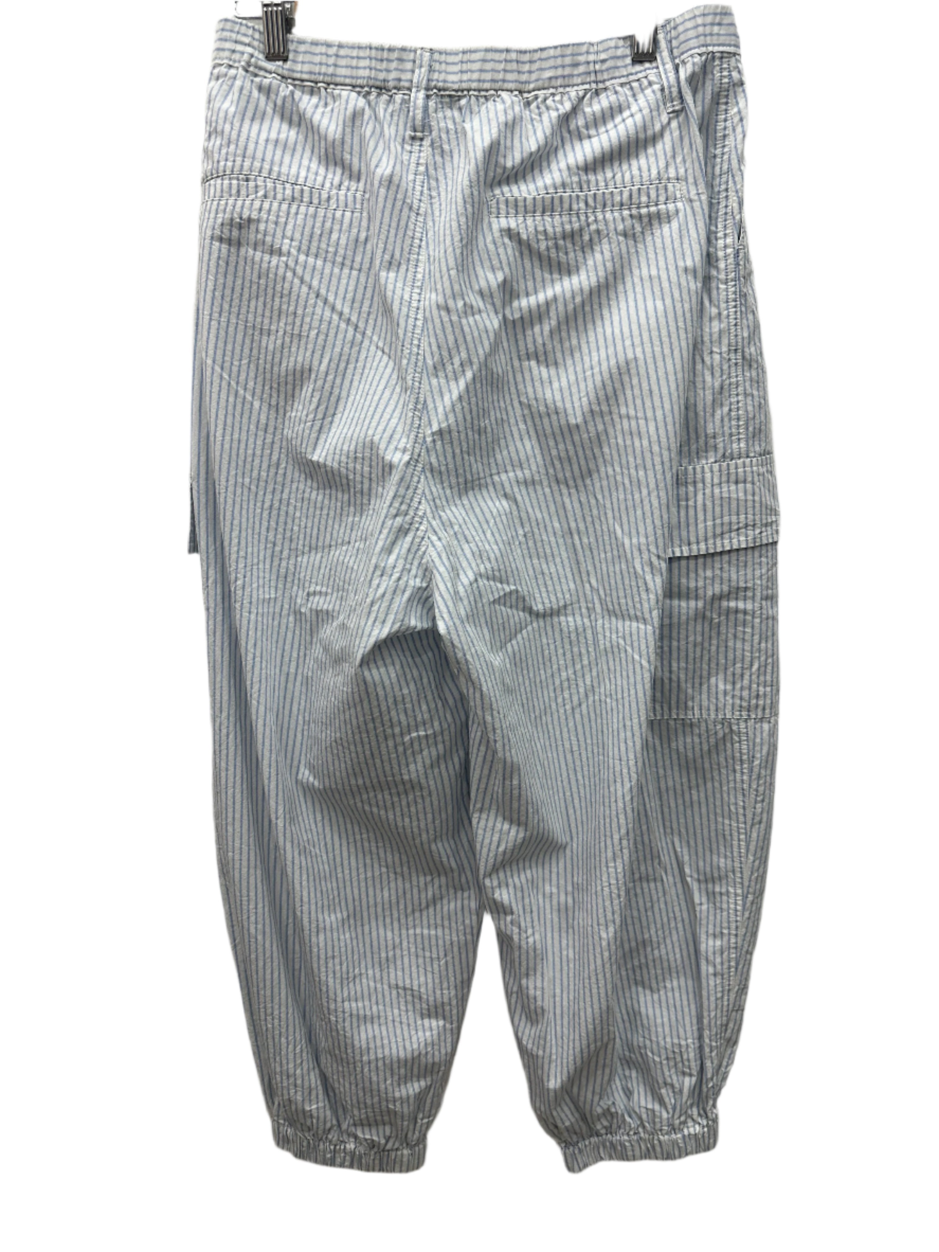 Bassike Blue/Wht Striped Pants 2