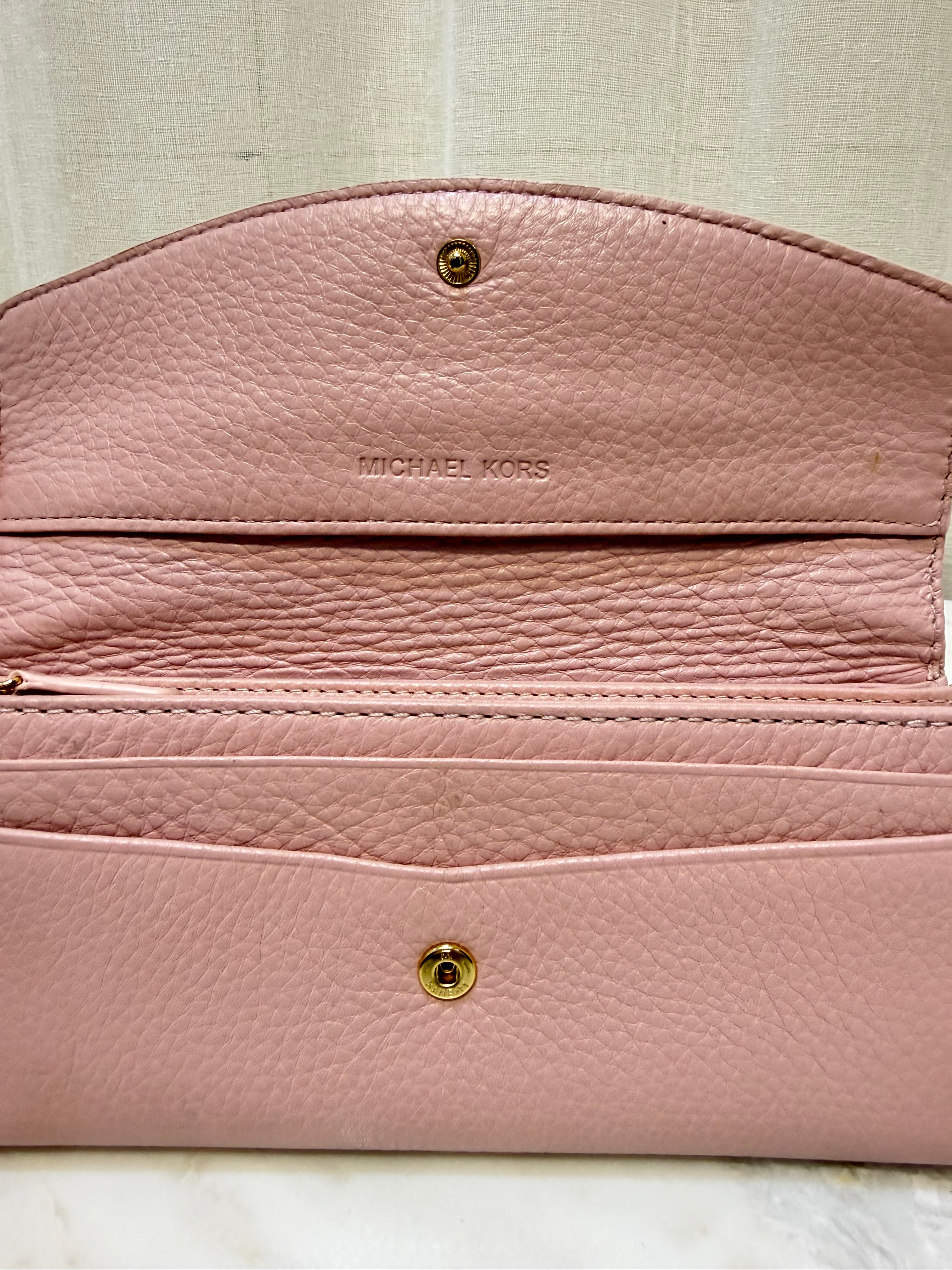 Michael Kors Pink Leather Wallet