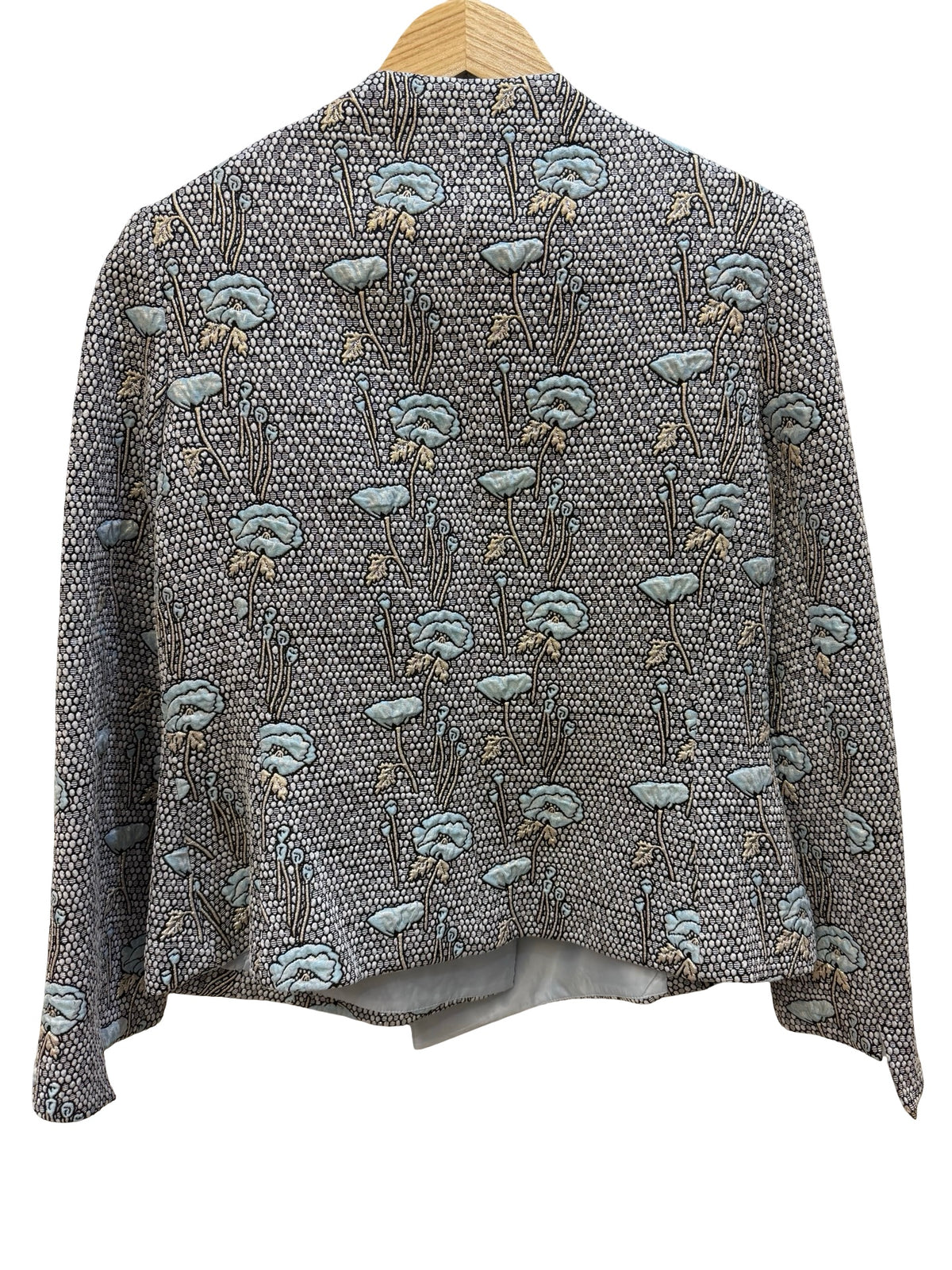 Carla Zampatti Blue Floral Blazer 12