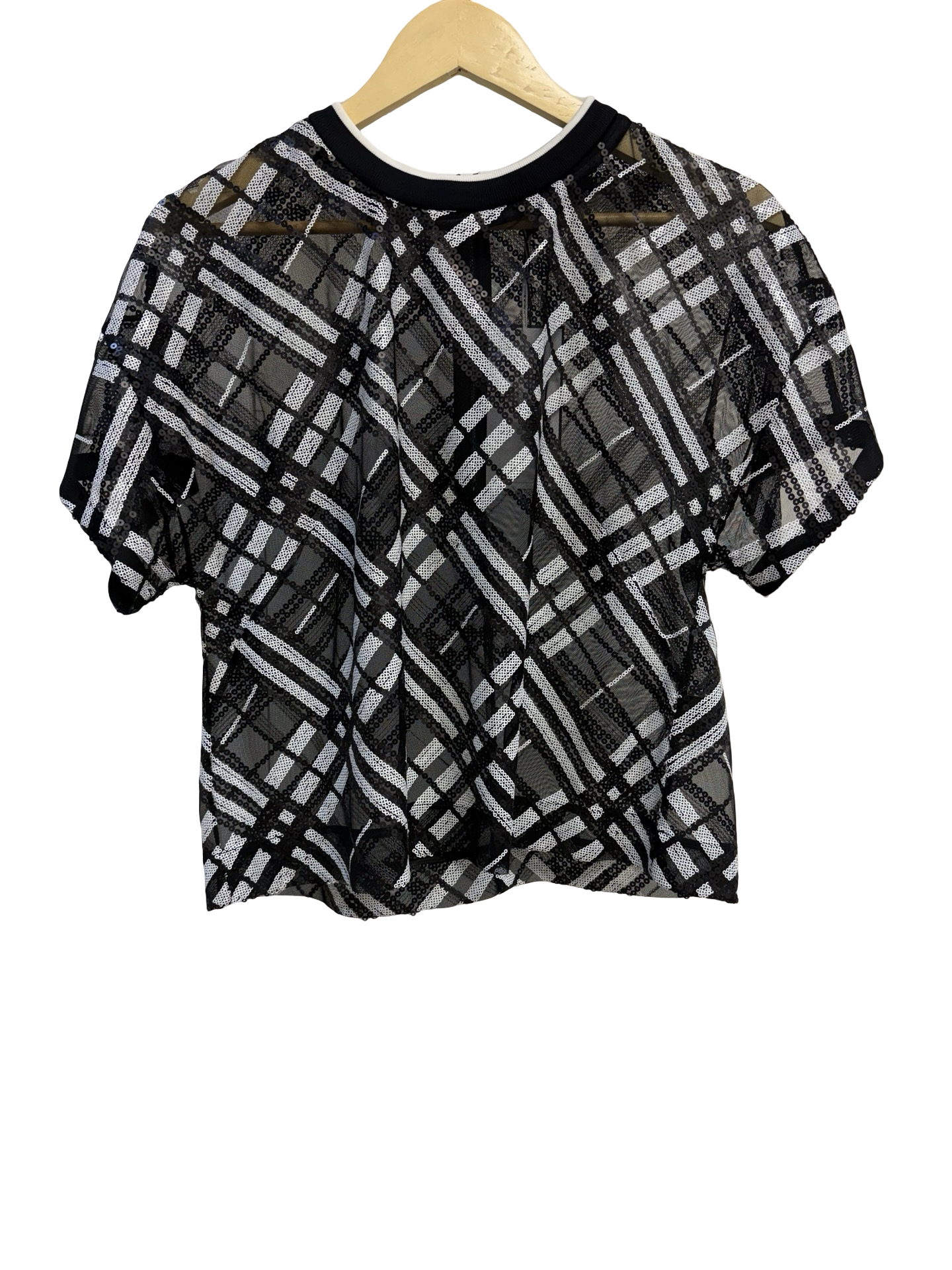 CUE Black Sequin Top 12