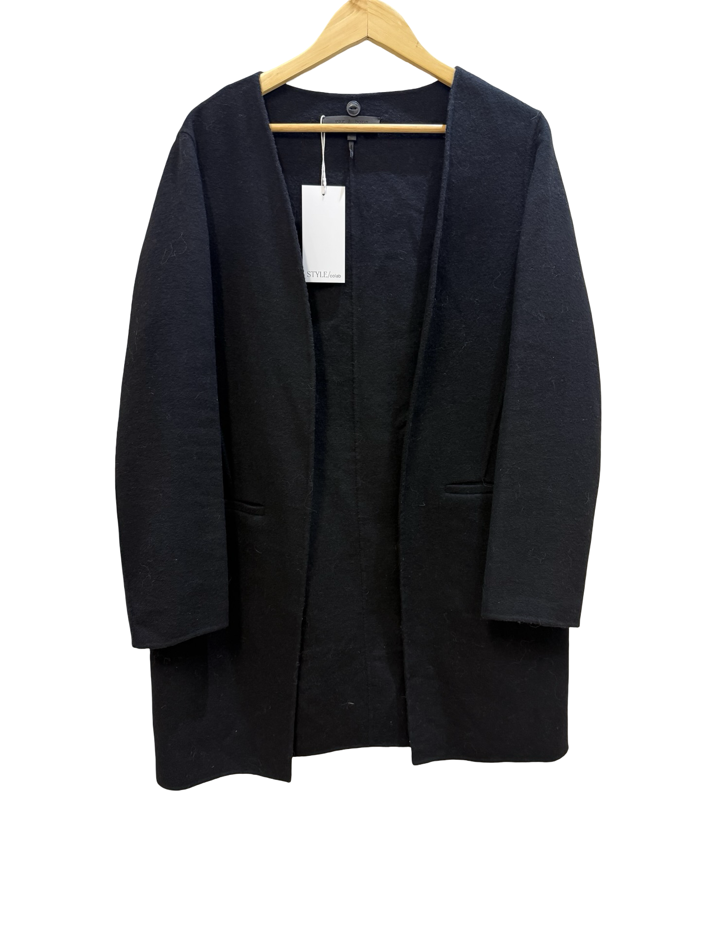 Rag & Bone Felt Black Coat 8