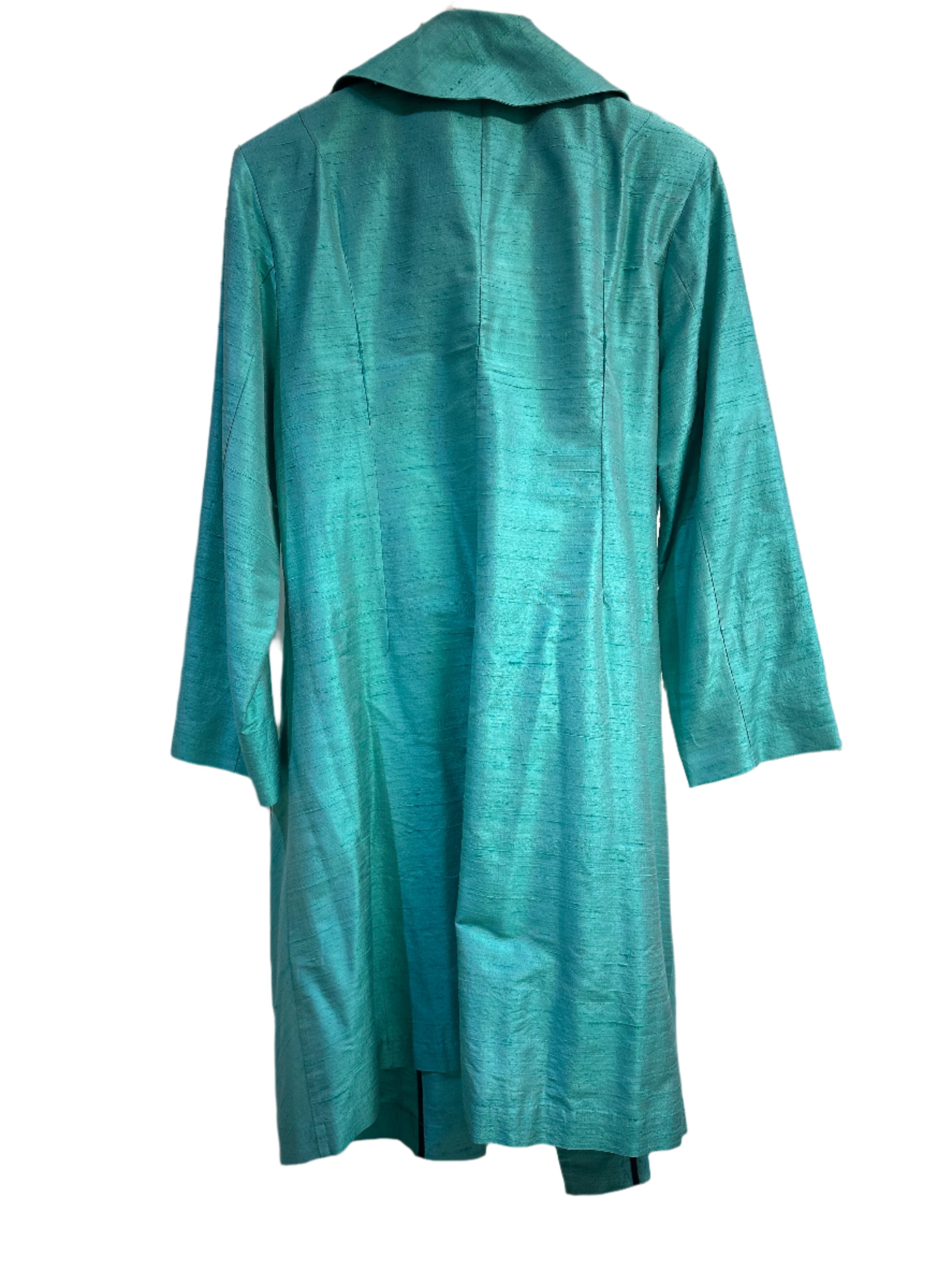 Nicola Waite Turquoise Coat 4