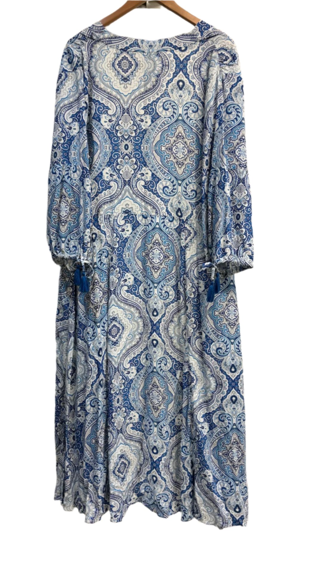 Melissa Odabash Blue Patterned Top M