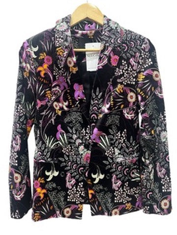 Husk Floral Velvet Blazer 8