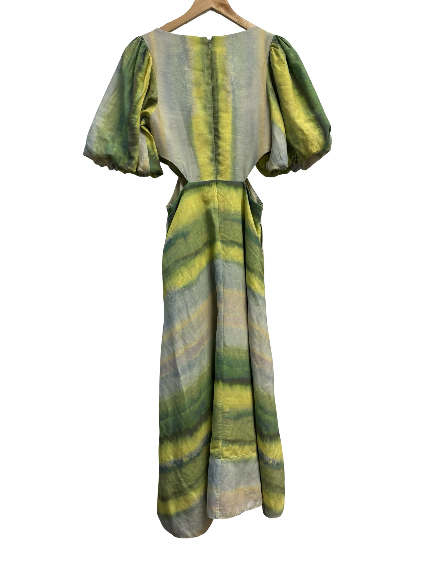 Acler Green Temple Midi Dress 8