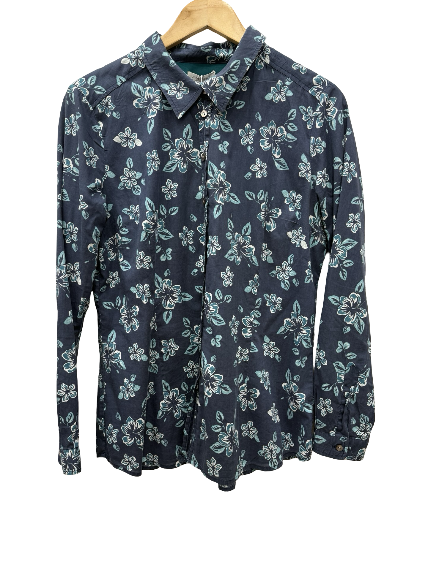 Anna Thomas Blue Floral Shirt 12