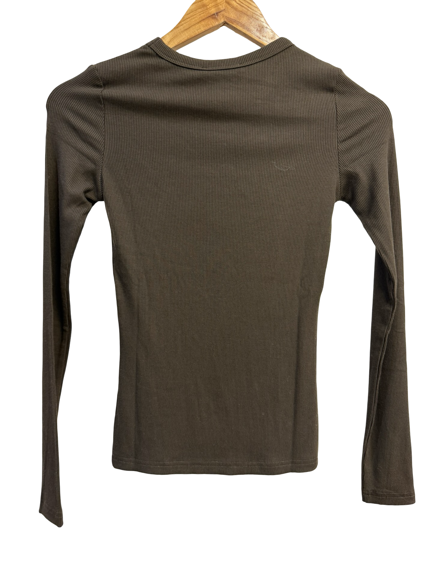 Bayse Essentials Brown Top XS NWT