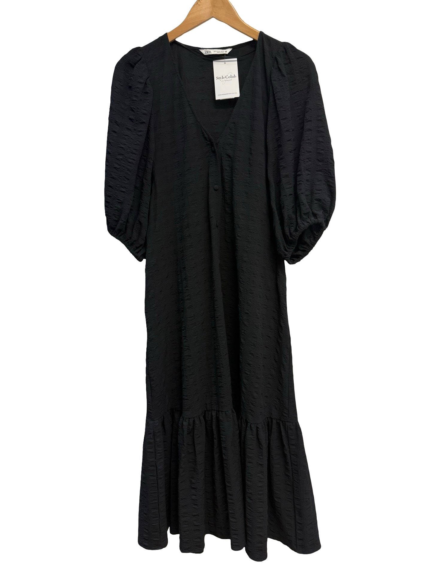 Zara Black Maxi Dress M